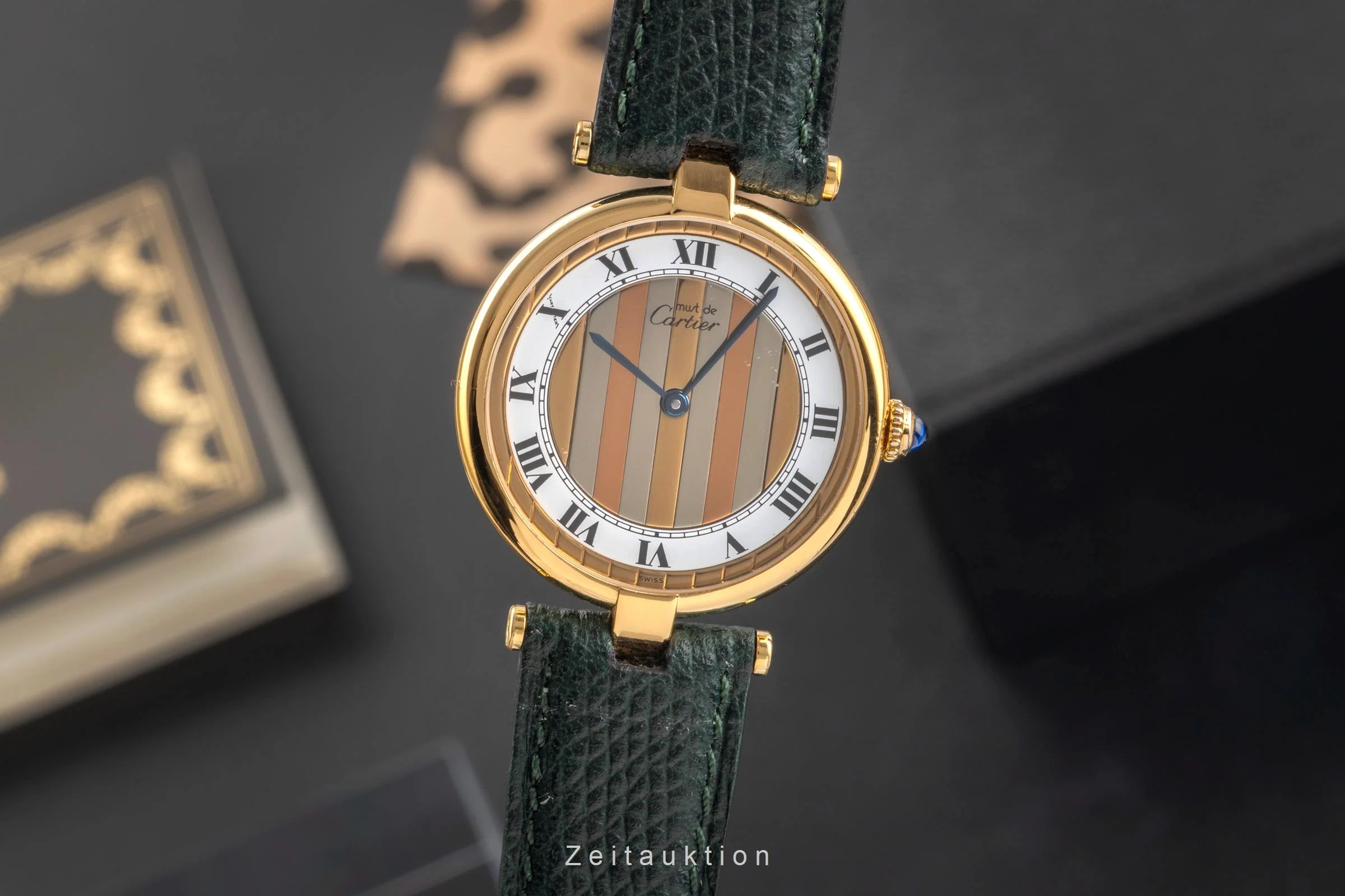 Cartier Vendome silver-gilt quartz unisex 590003  [2503858] - Image 2