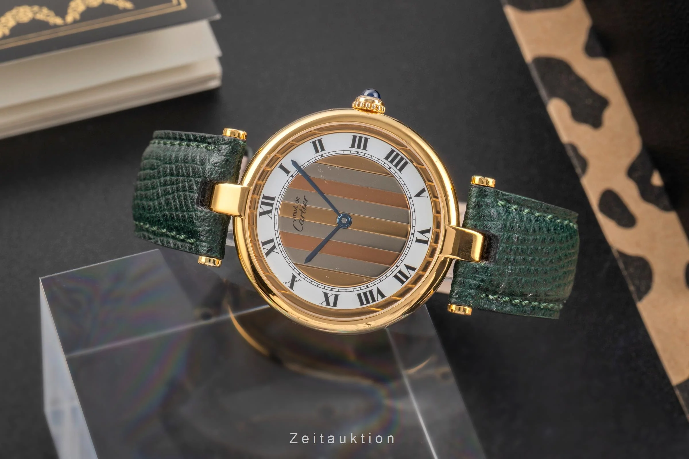 Cartier Vendome silver-gilt quartz unisex 590003  [2503858] - Image 3