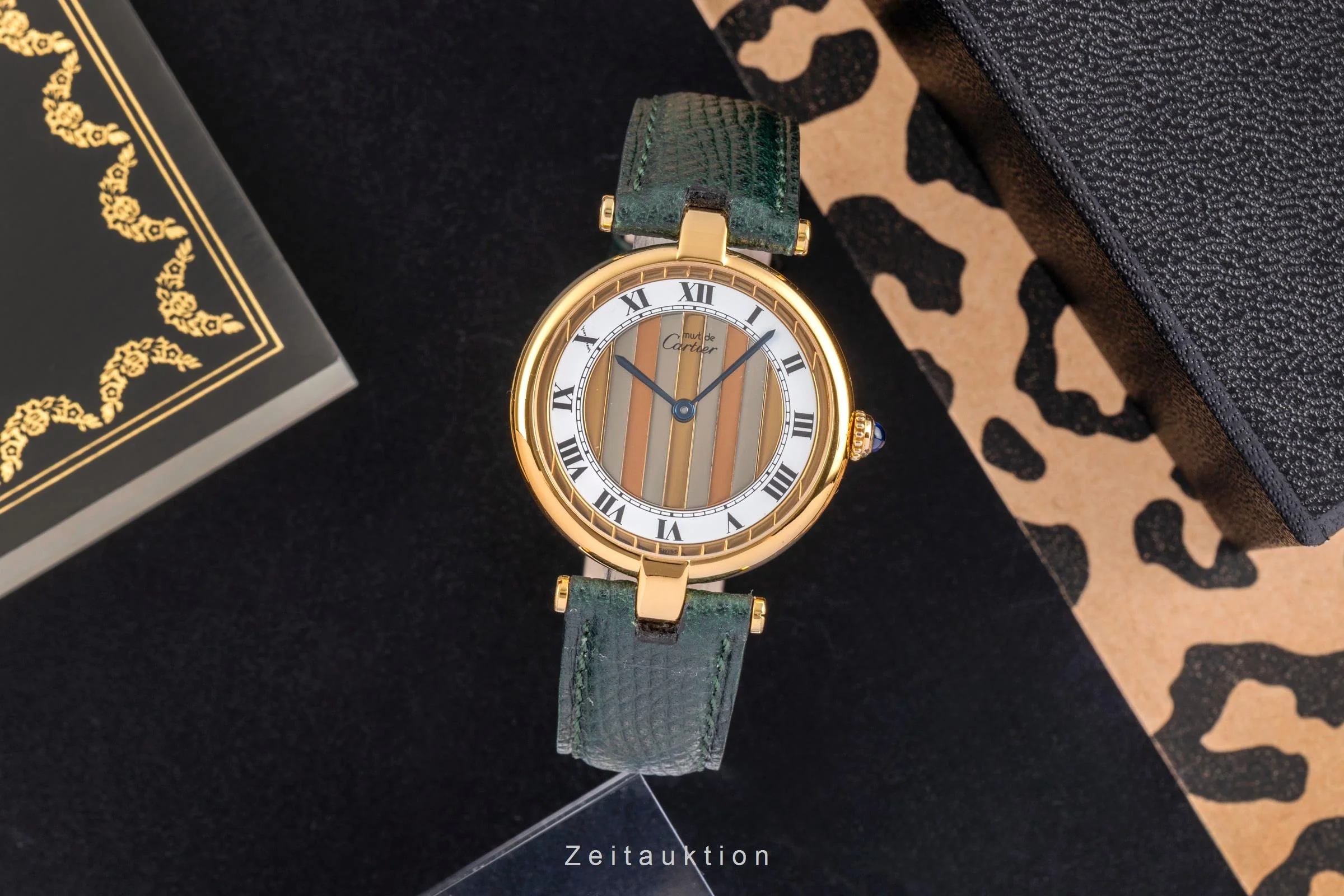 Cartier Vendome silver-gilt quartz unisex 590003  [2503858] - Image 4