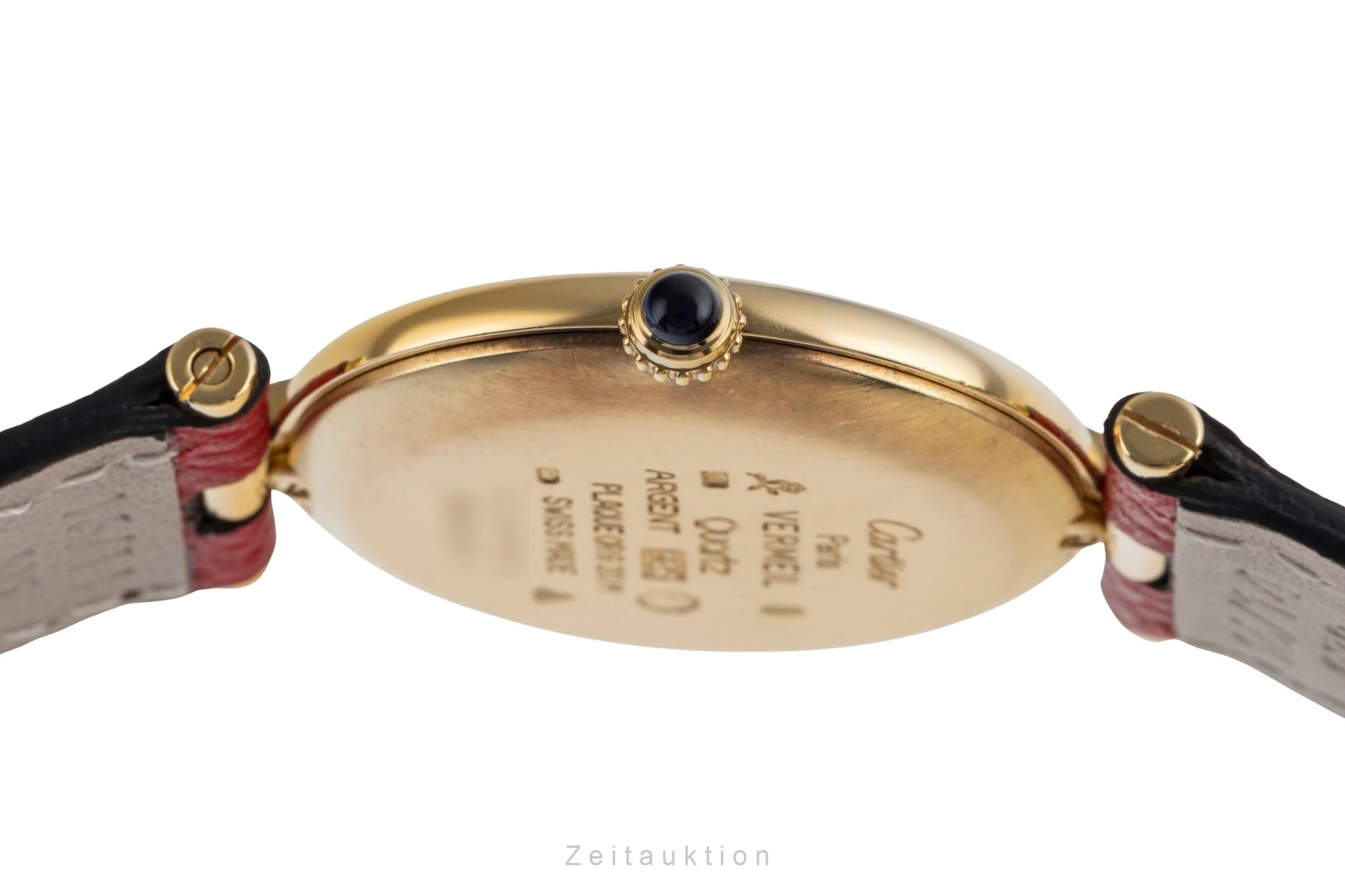 Cartier Vendome silver-gilt quartz unisex 590003  [2504021] - Image 12