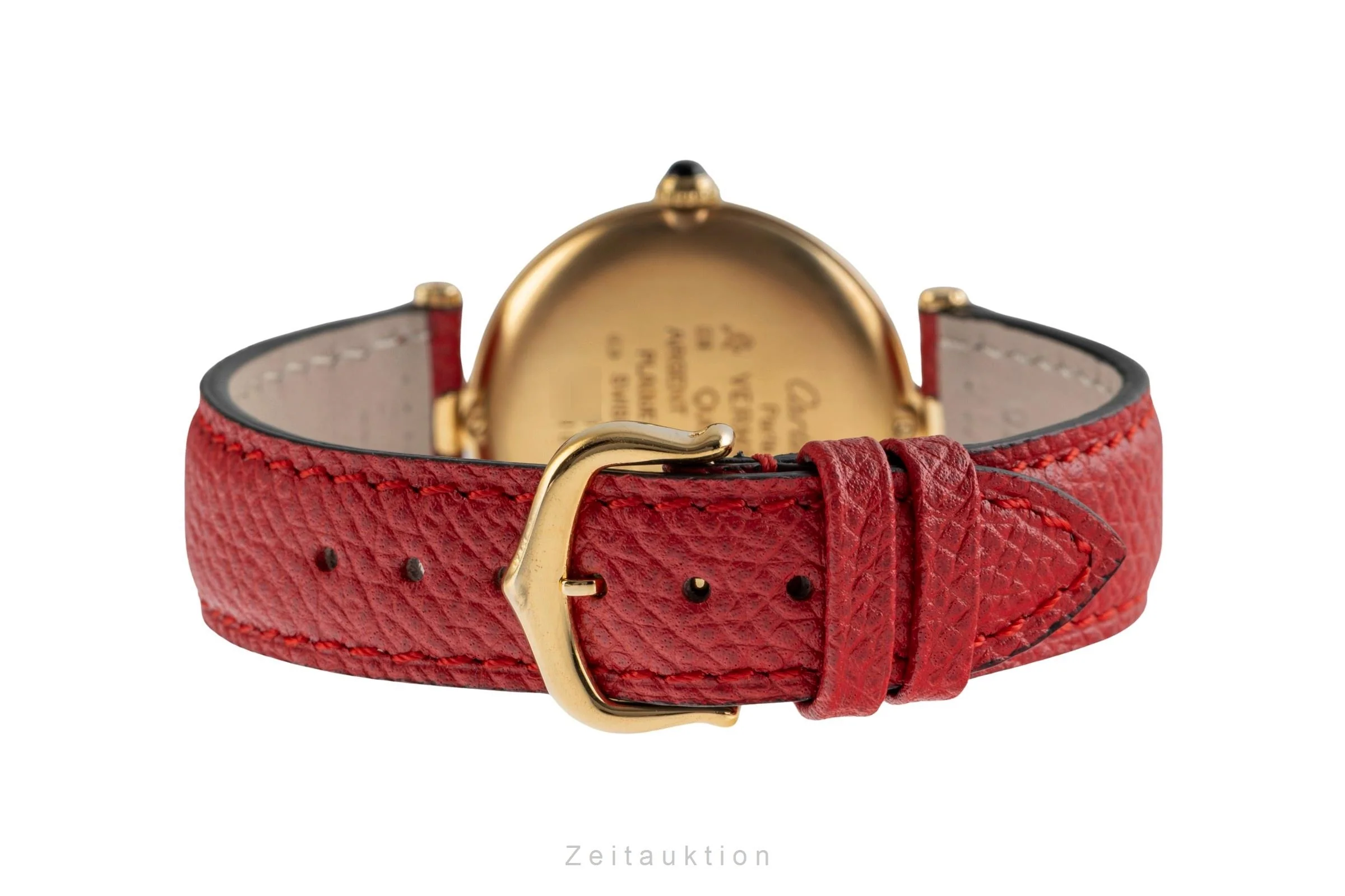 Cartier Vendome silver-gilt quartz unisex 590003  [2504021] - Image 13