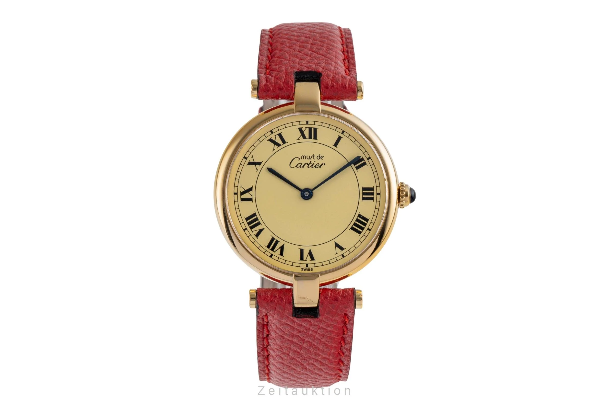 Cartier Vendome silver-gilt quartz unisex 590003  [2504021] - Image 5