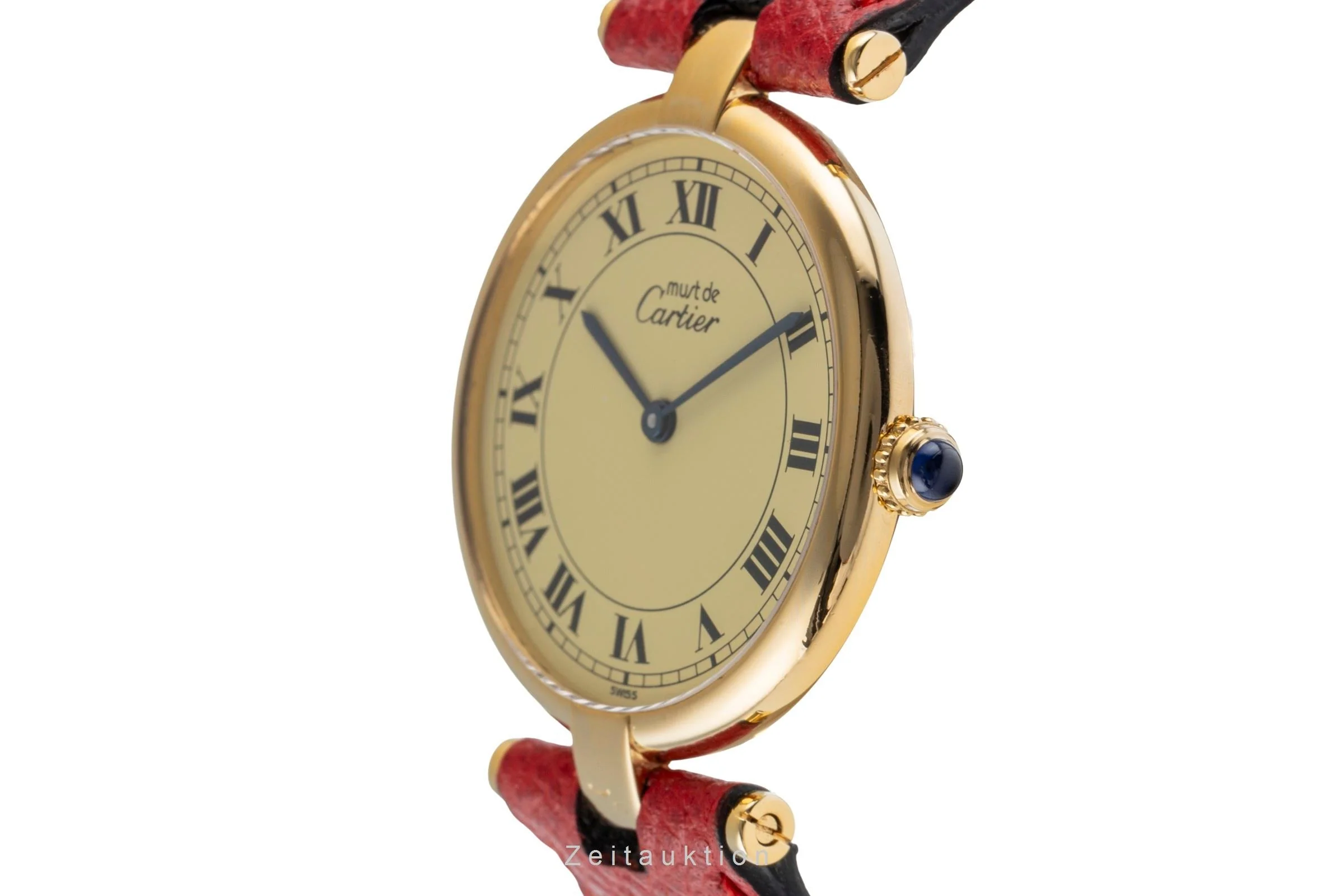Cartier Vendome silver-gilt quartz unisex 590003  [2504021] - Image 7