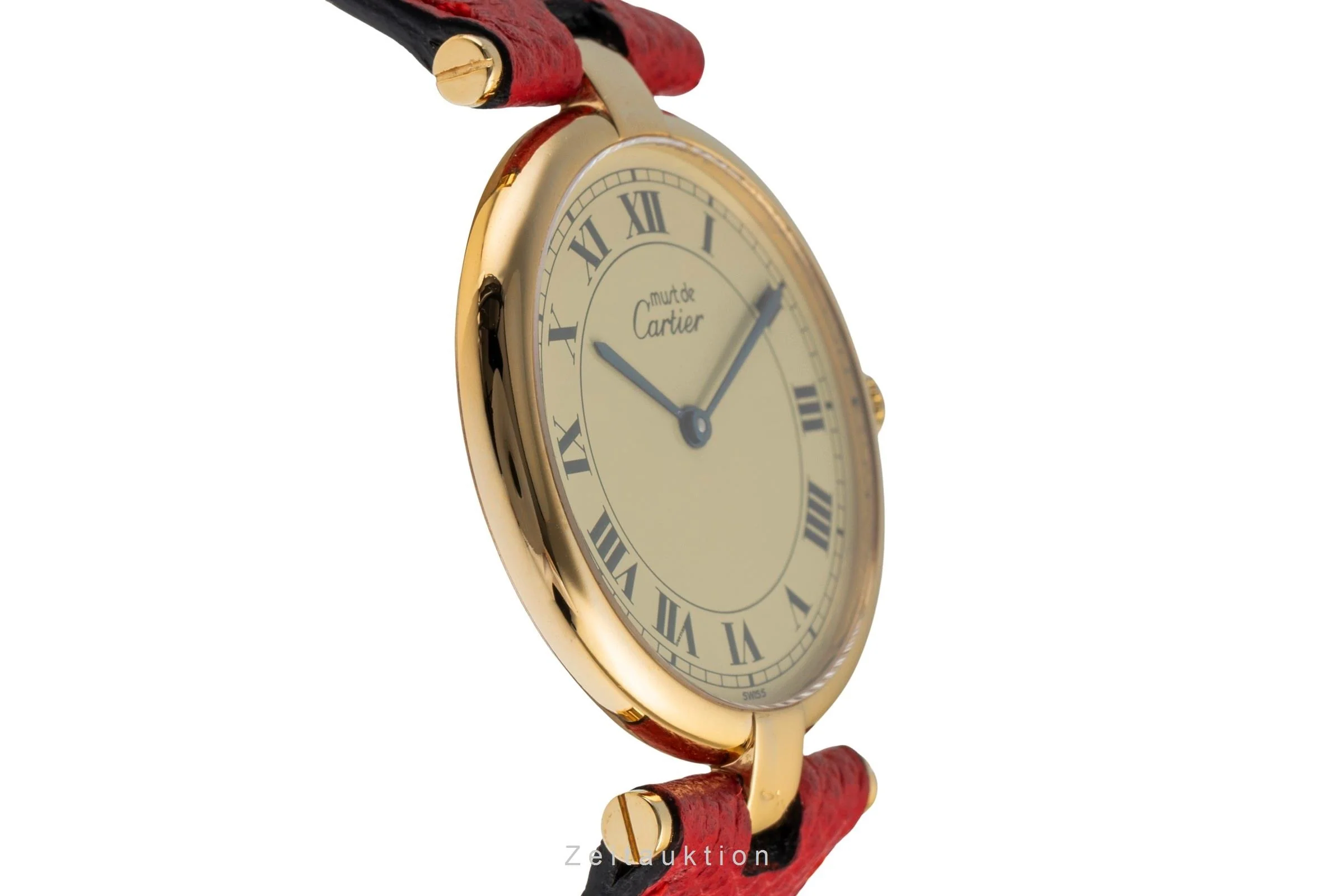 Cartier Vendome silver-gilt quartz unisex 590003  [2504021] - Image 8