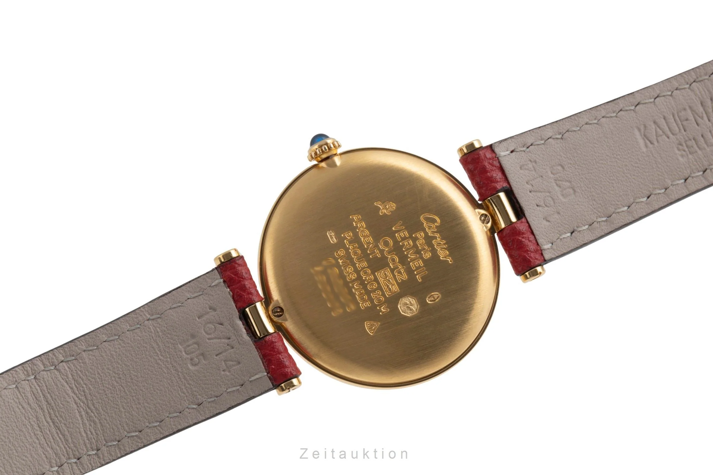Cartier Vendome silver-gilt quartz unisex 590003  [2504163] - Image 11