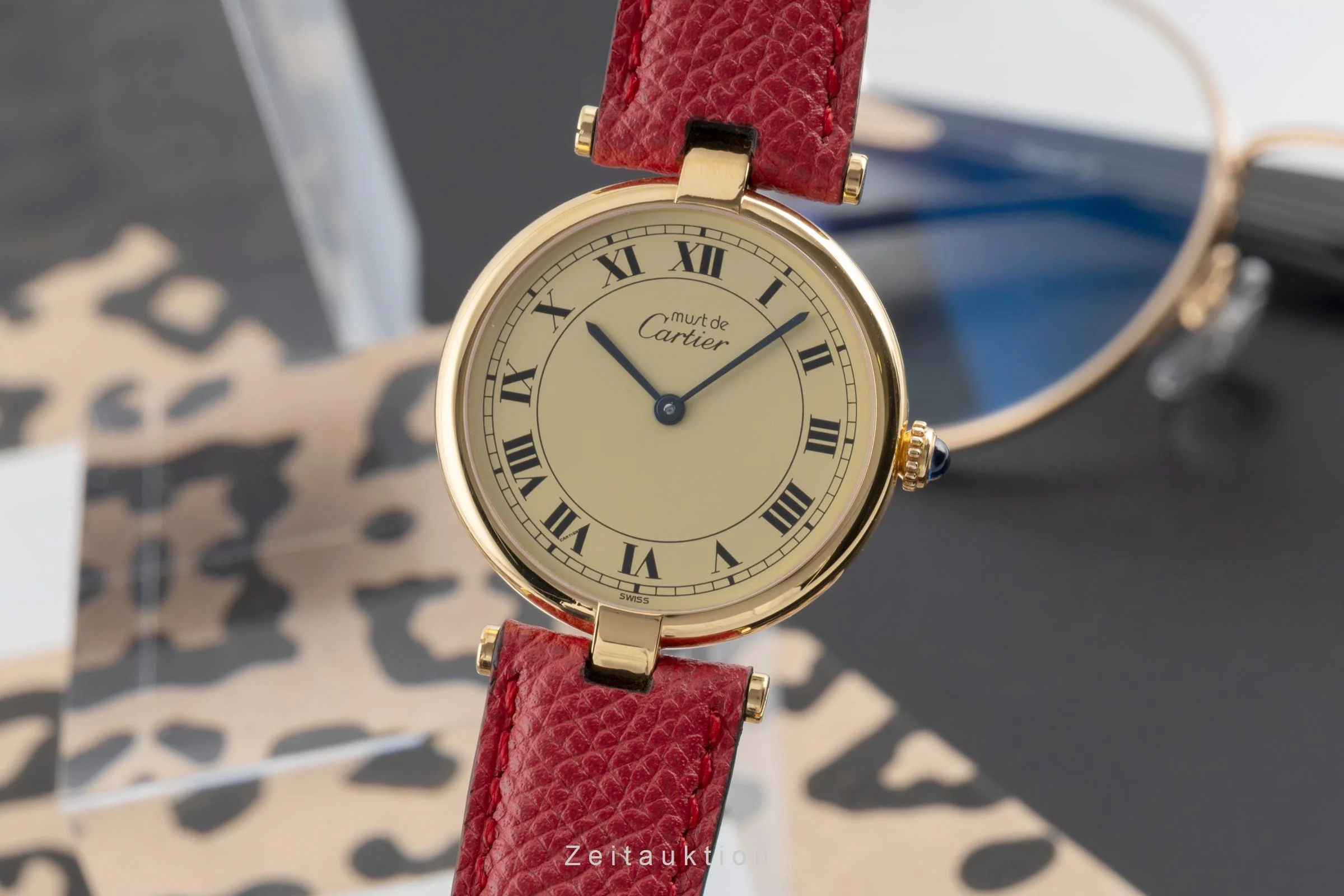 Cartier Vendome silver-gilt quartz unisex 590003  [2504163] - Image 2
