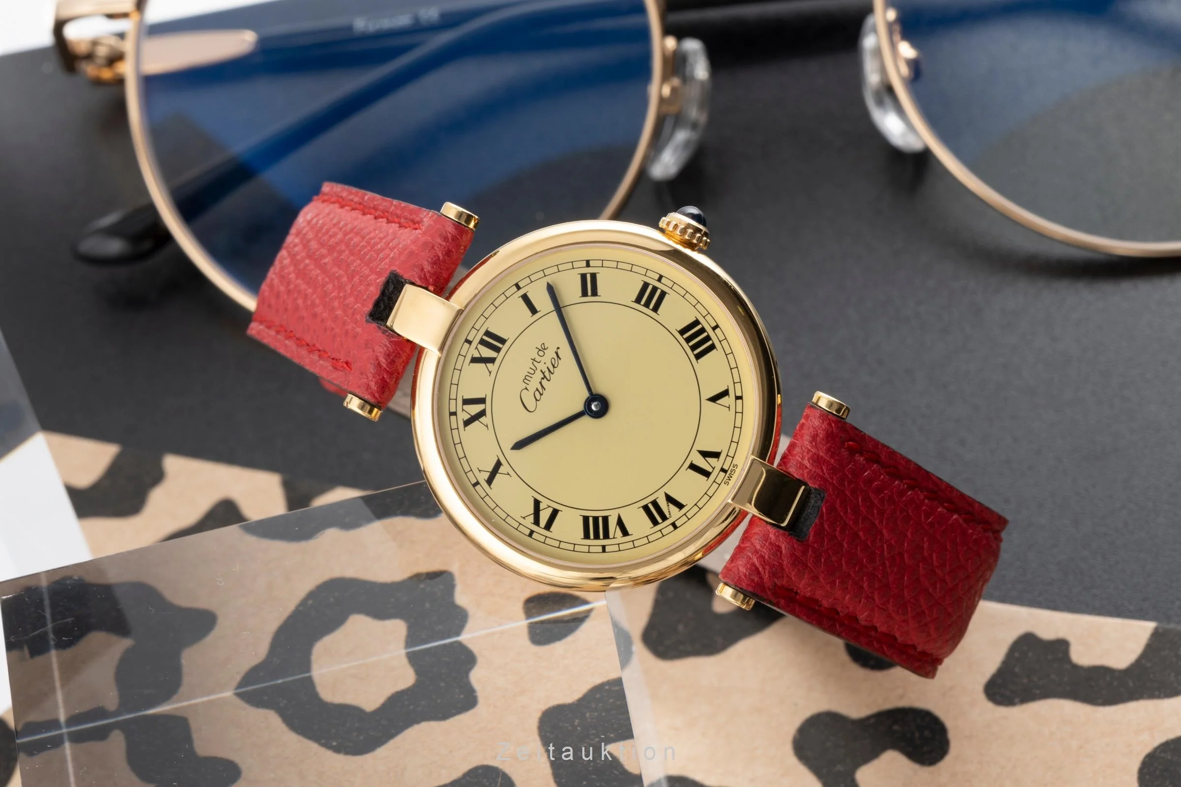 Cartier Vendome silver-gilt quartz unisex 590003  [2504163] - Image 3
