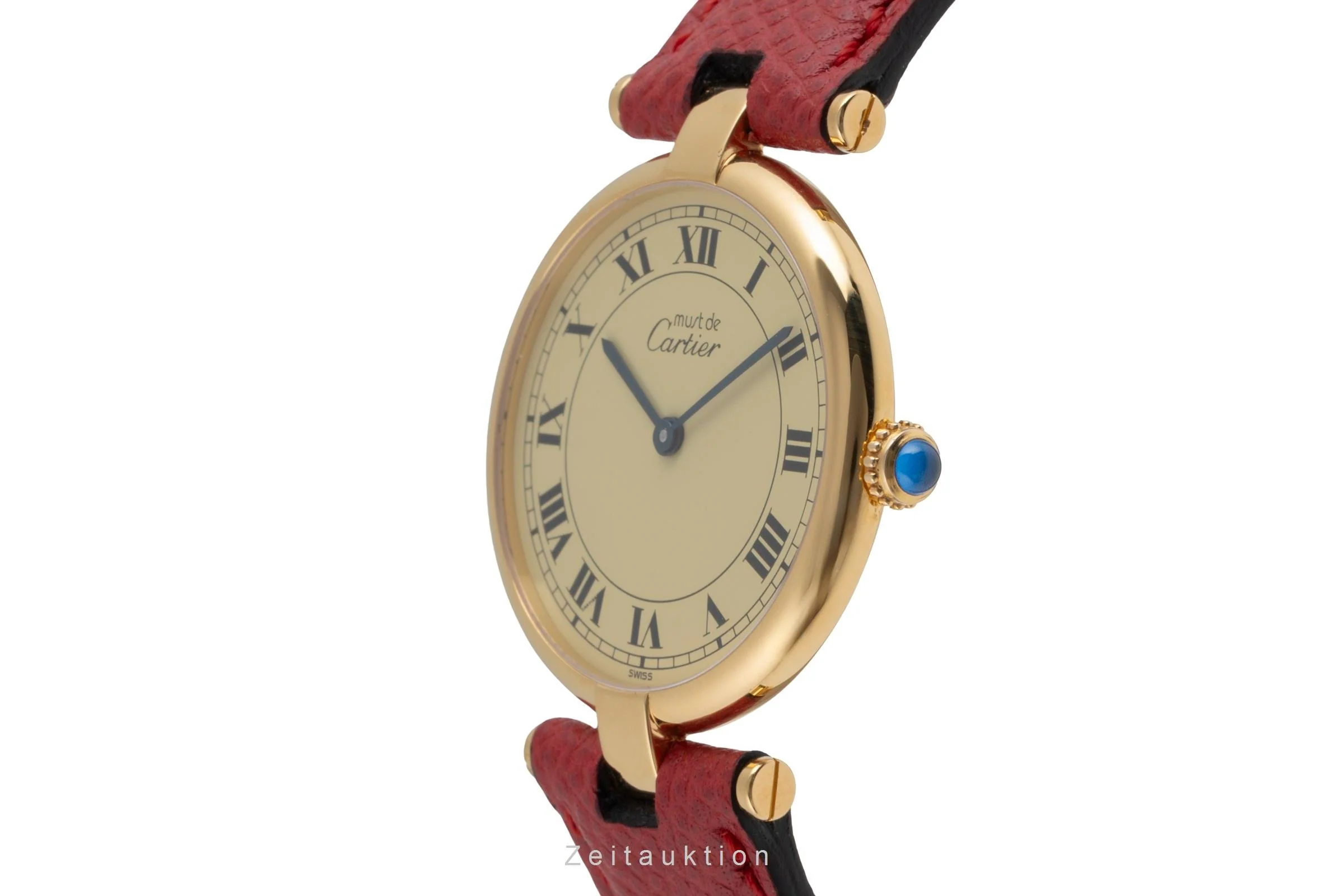 Cartier Vendome silver-gilt quartz unisex 590003  [2504163] - Image 7