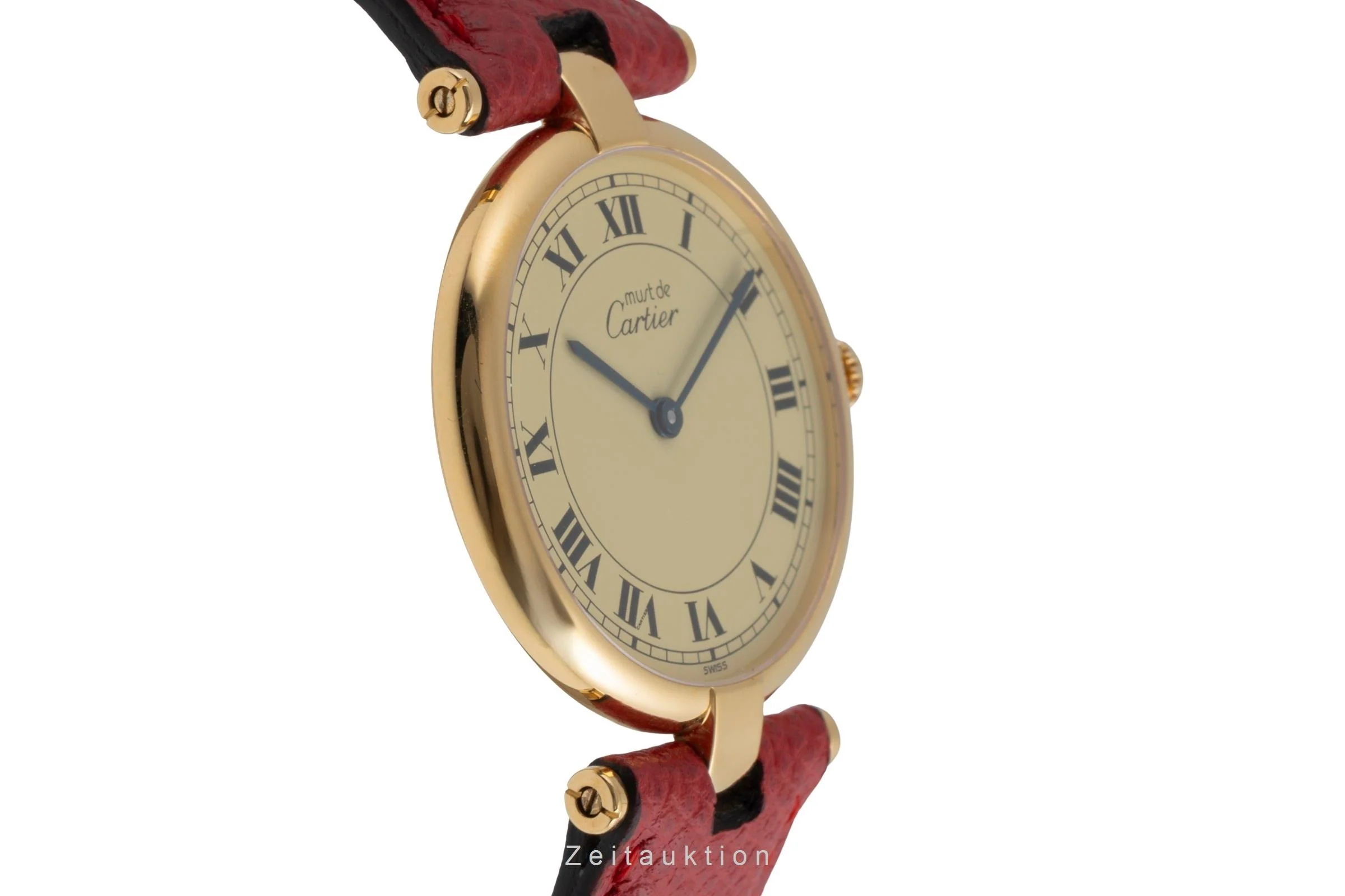 Cartier Vendome silver-gilt quartz unisex 590003  [2504163] - Image 8