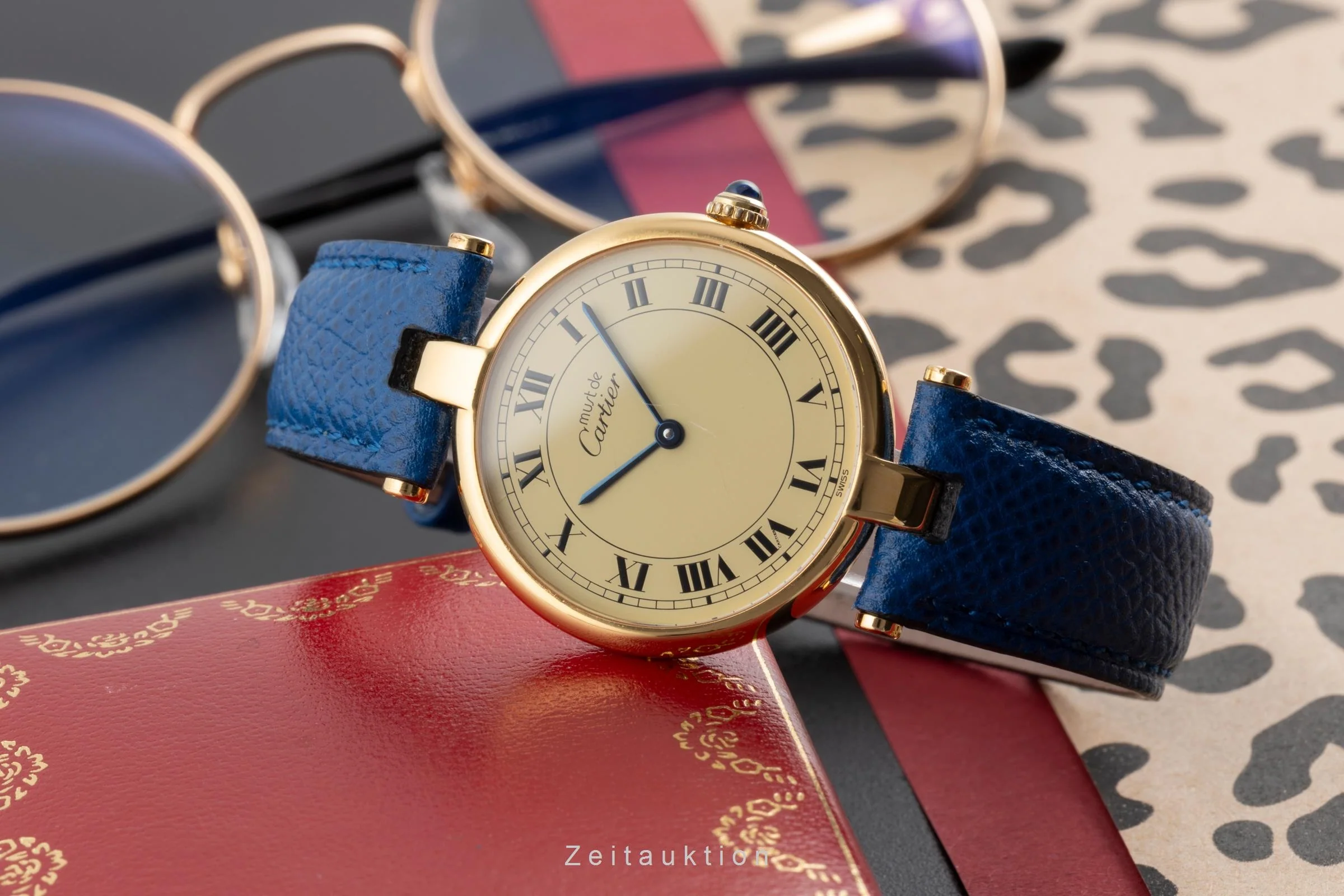 Cartier Vendome silver-gilt quartz unisex 83978213  [2503748] - Image 3