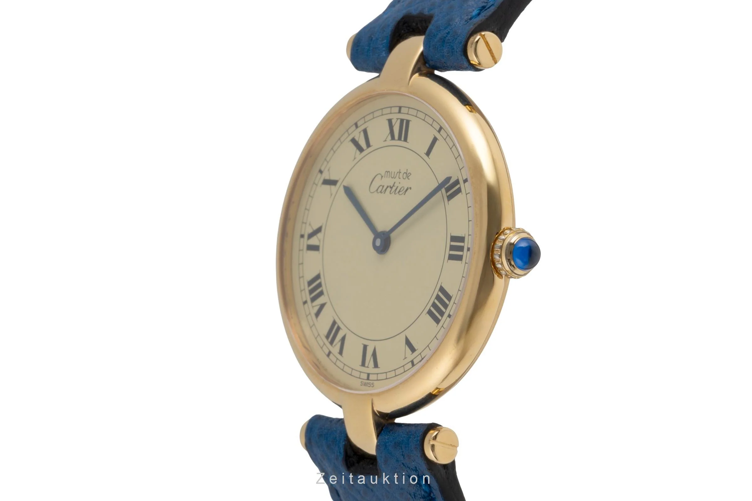 Cartier Vendome silver-gilt quartz unisex 83978213  [2503748] - Image 7