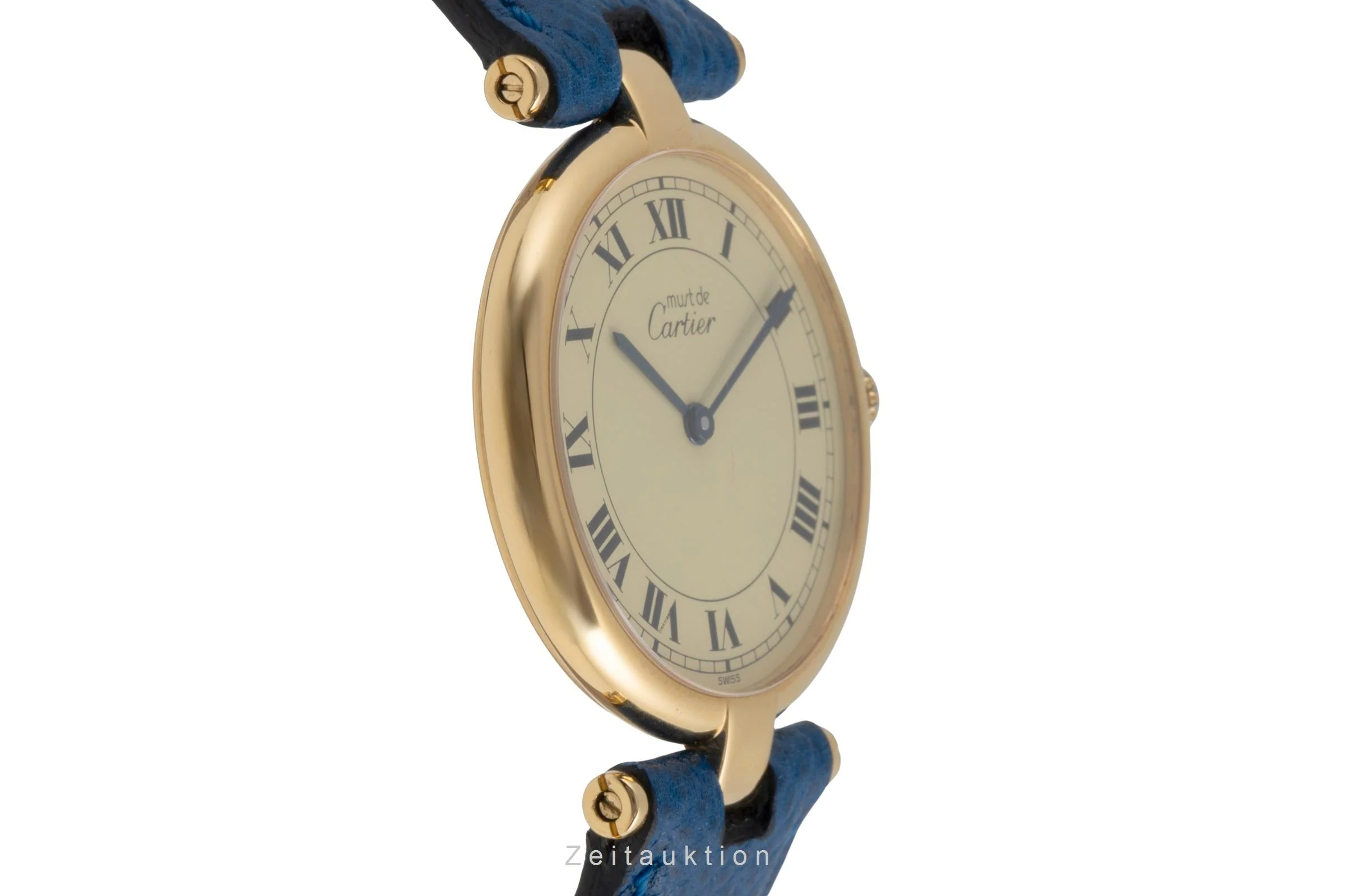 Cartier Vendome silver-gilt quartz unisex 83978213  [2503748] - Image 8