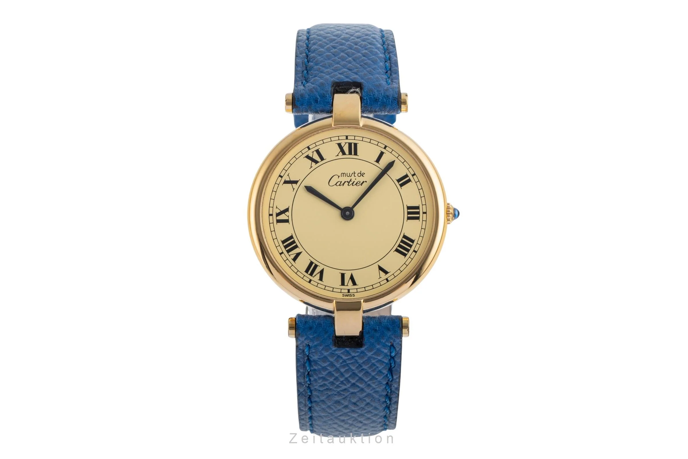 Cartier Vendome silver-gilt quartz unisex 83978213  [2503955] - Image 5