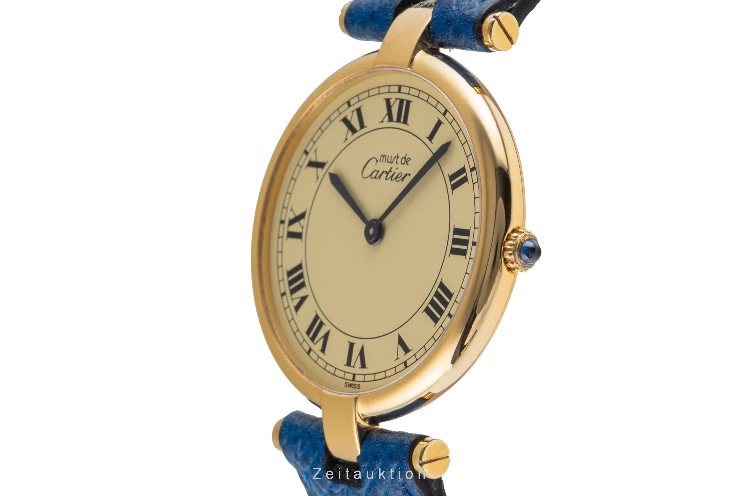 Cartier Vendome silver-gilt quartz unisex 83978213  [2503955] - Image 7