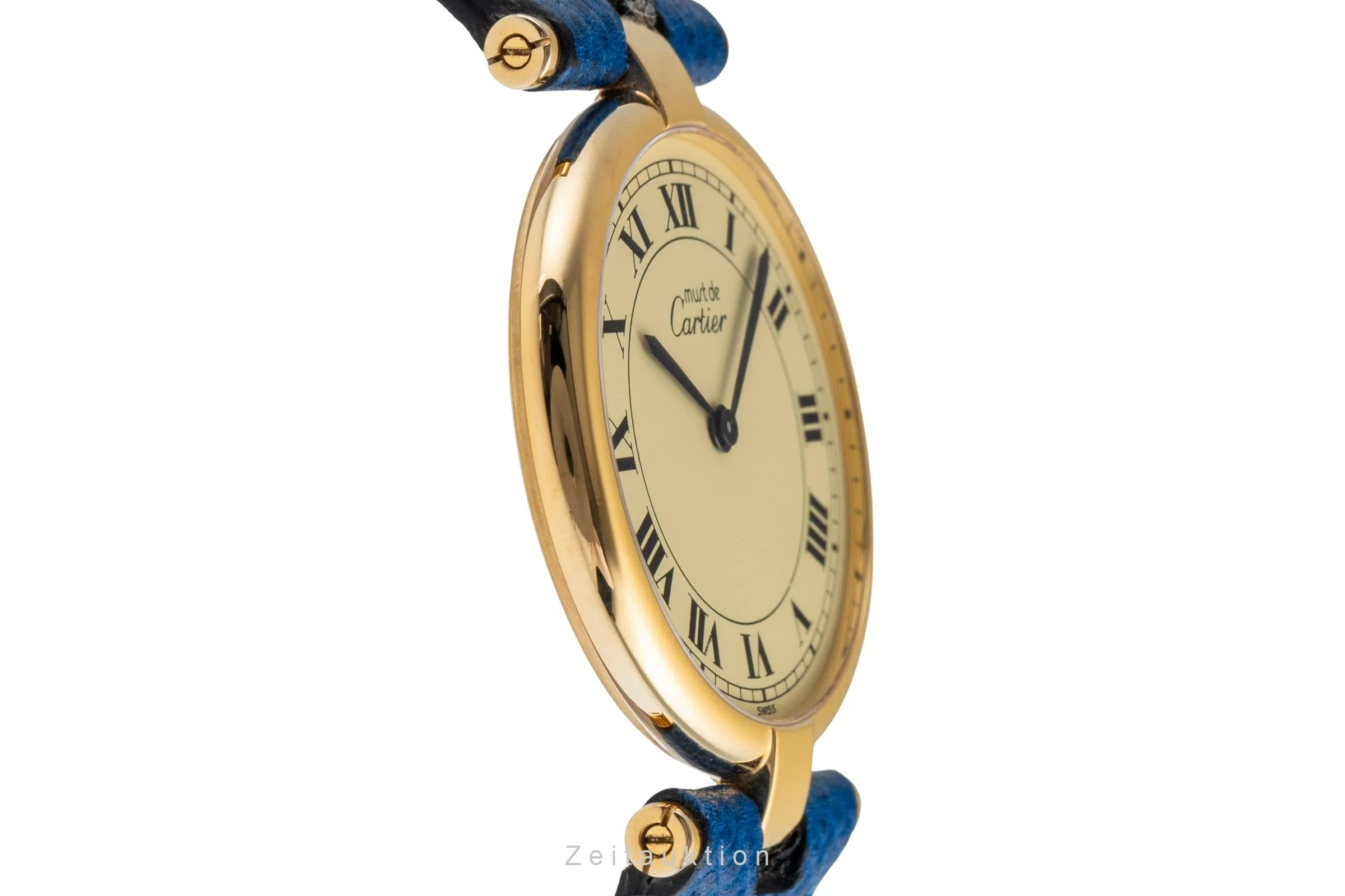 Cartier Vendome silver-gilt quartz unisex 83978213  [2503955] - Image 8