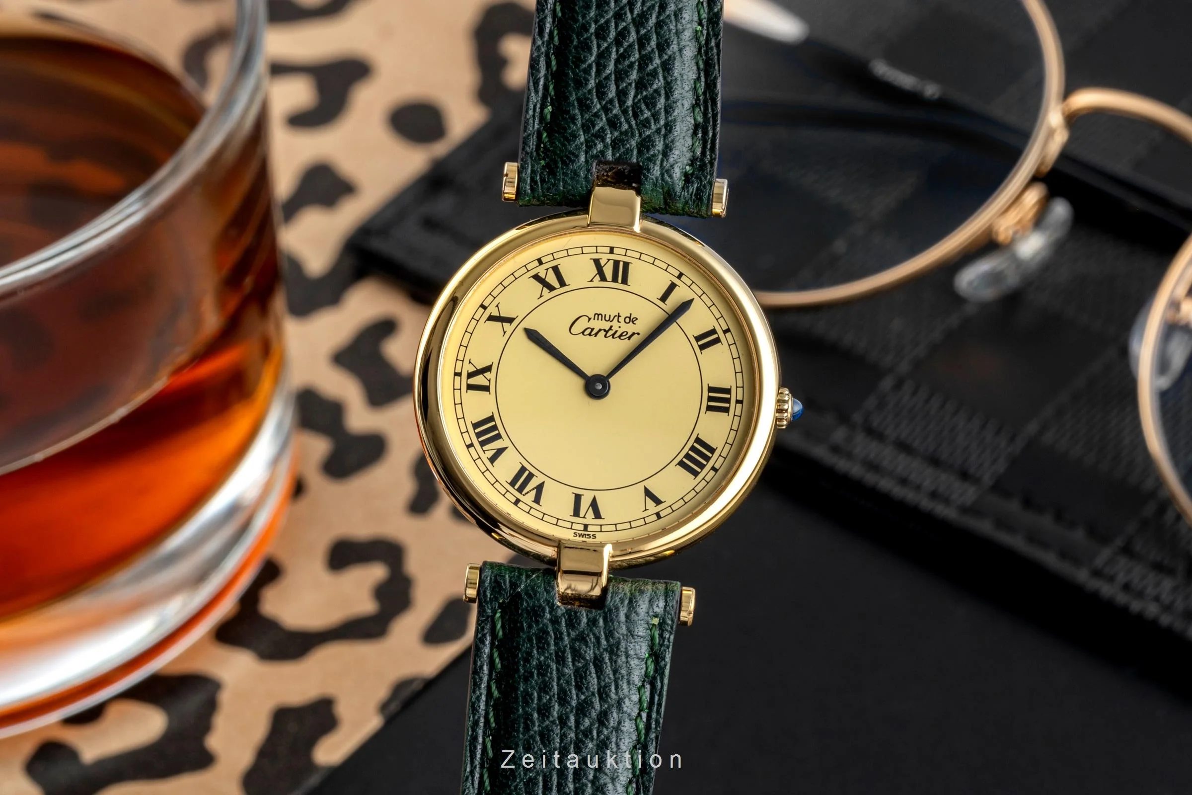 Cartier Vendome silver-gilt quartz unisex 83978213  [2504607] - Image 2