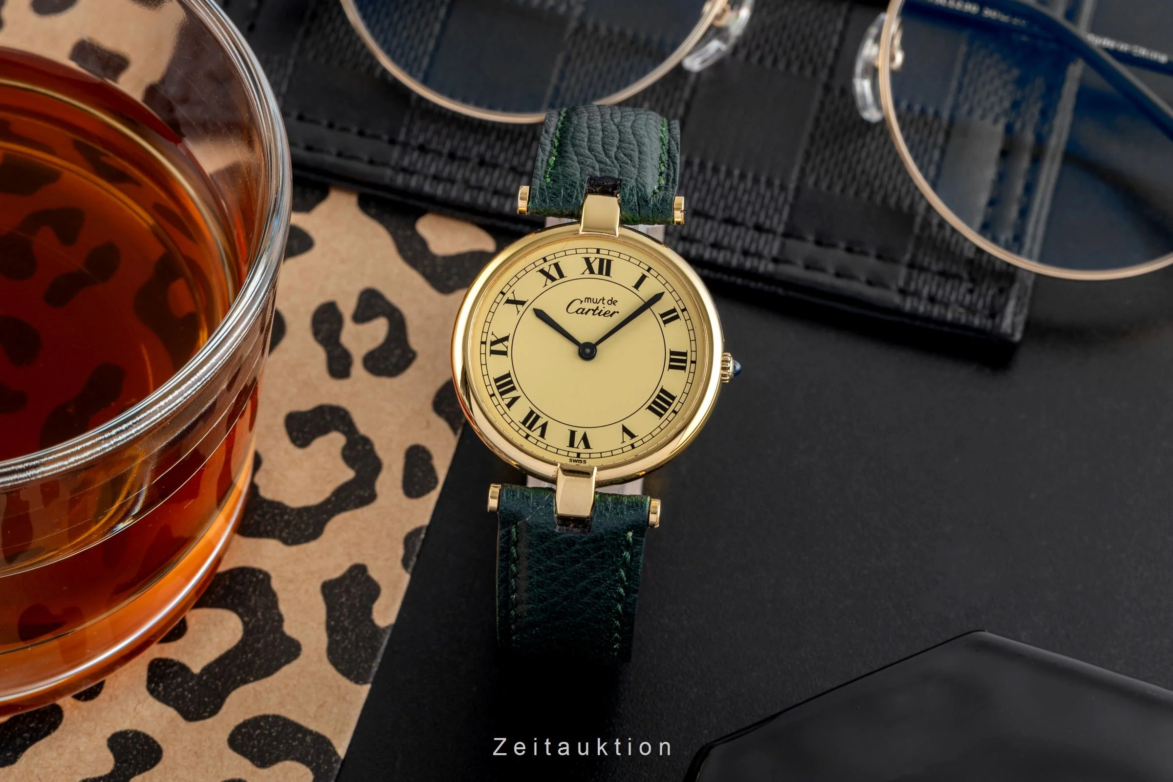 Cartier Vendome silver-gilt quartz unisex 83978213  [2504607] - Image 4