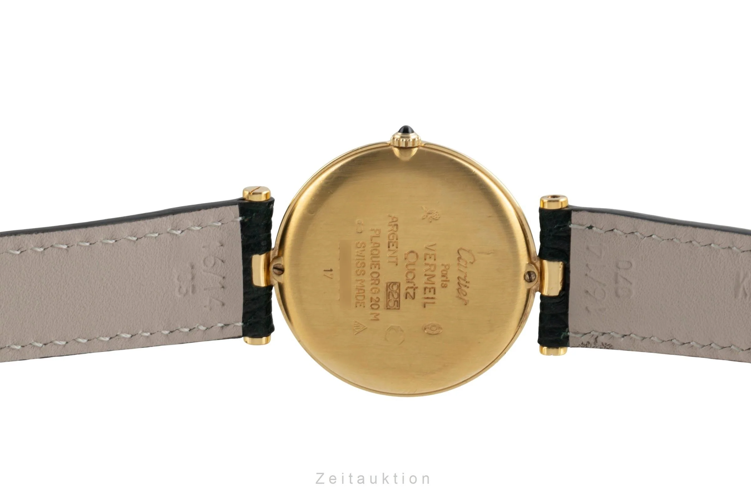Cartier Vendome silver-gilt quartz unisex Vintage  [2504012] - Image 11