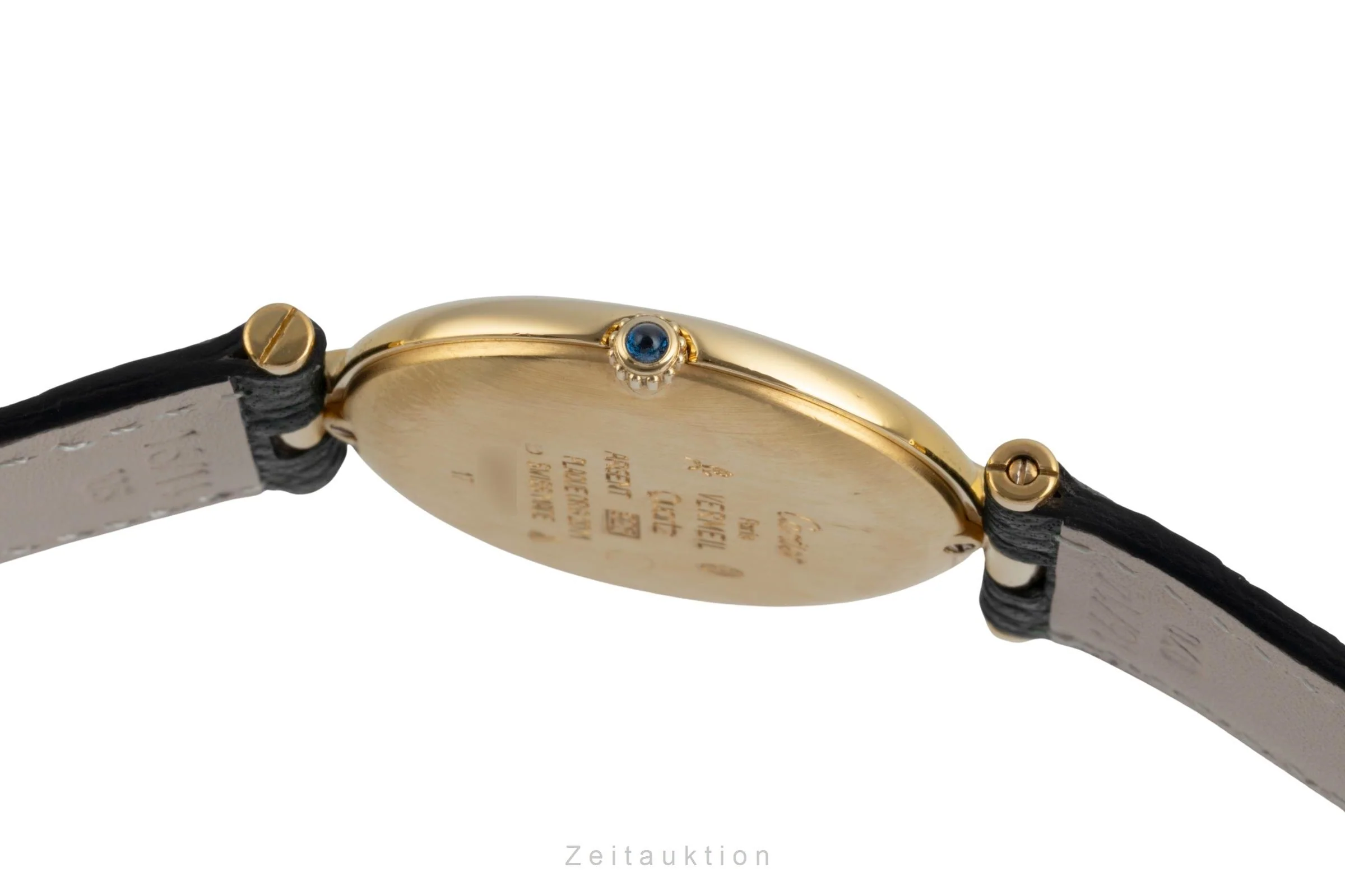 Cartier Vendome silver-gilt quartz unisex Vintage  [2504012] - Image 12