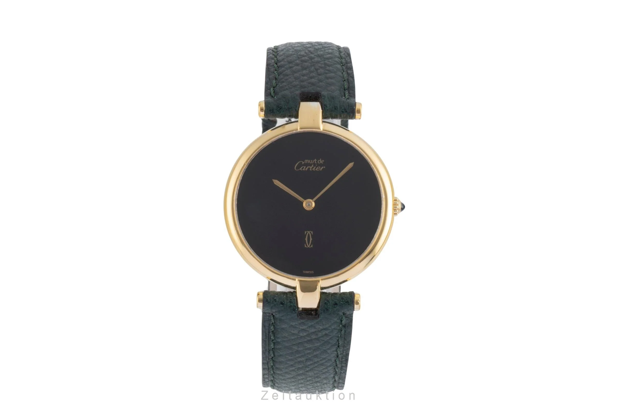 Cartier Vendome silver-gilt quartz unisex Vintage  [2504012] - Image 5