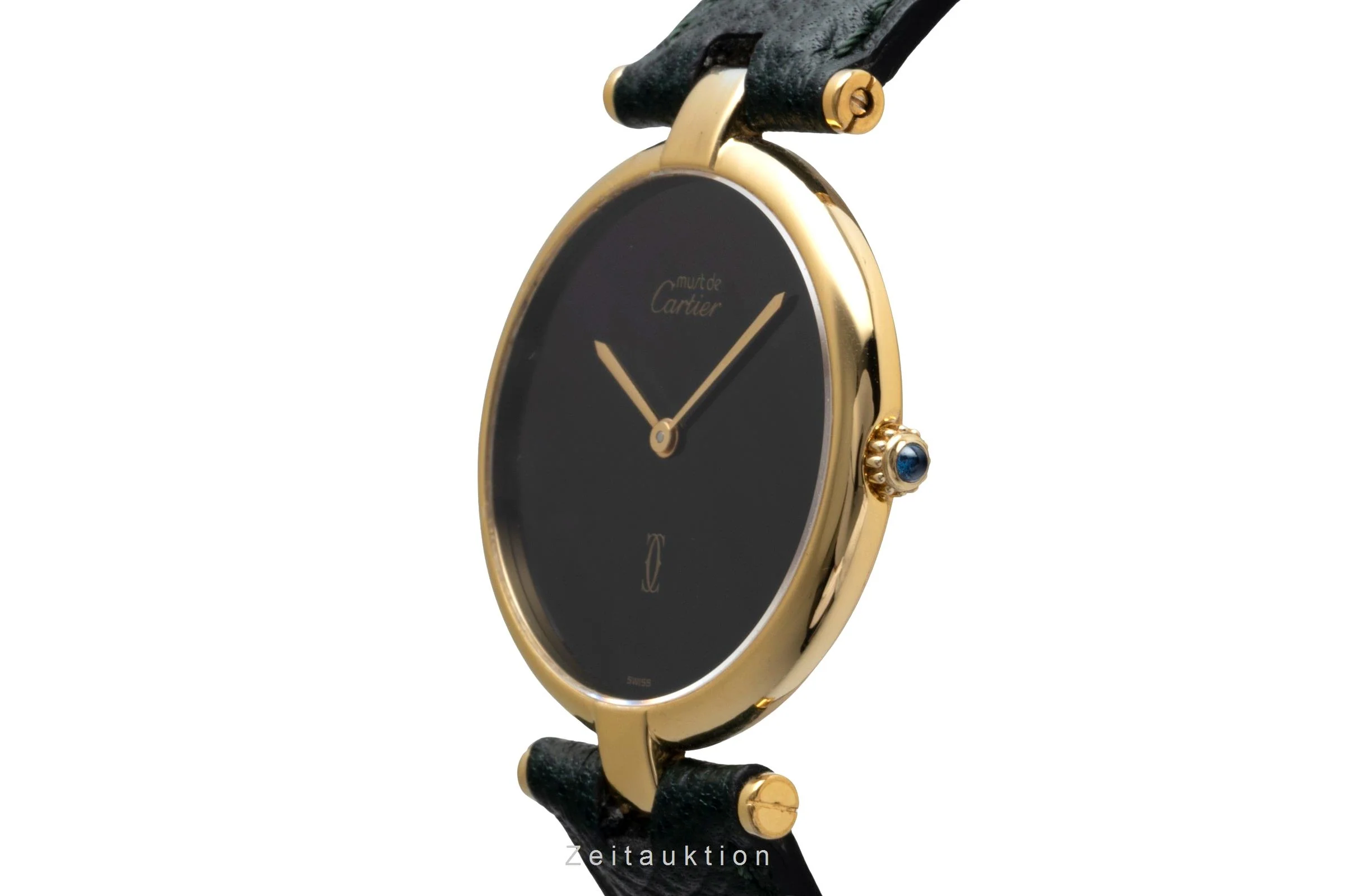Cartier Vendome silver-gilt quartz unisex Vintage  [2504012] - Image 7