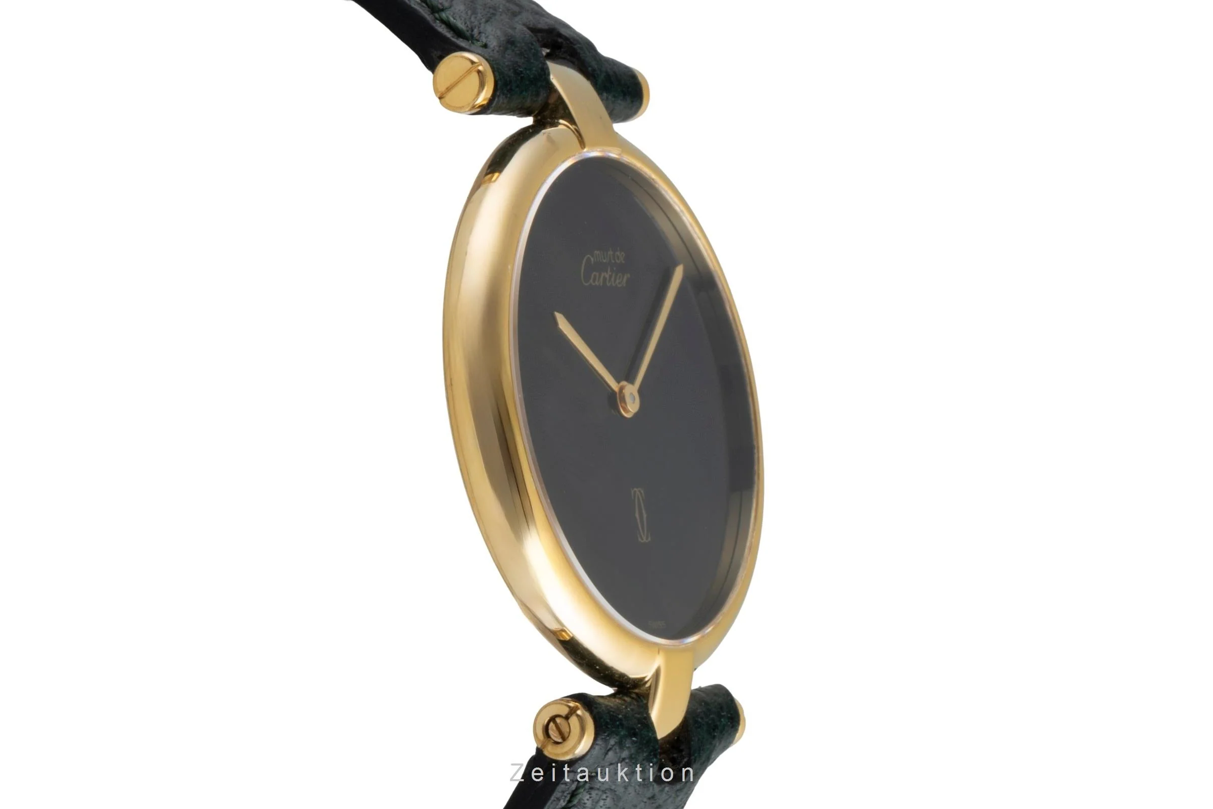Cartier Vendome silver-gilt quartz unisex Vintage  [2504012] - Image 8
