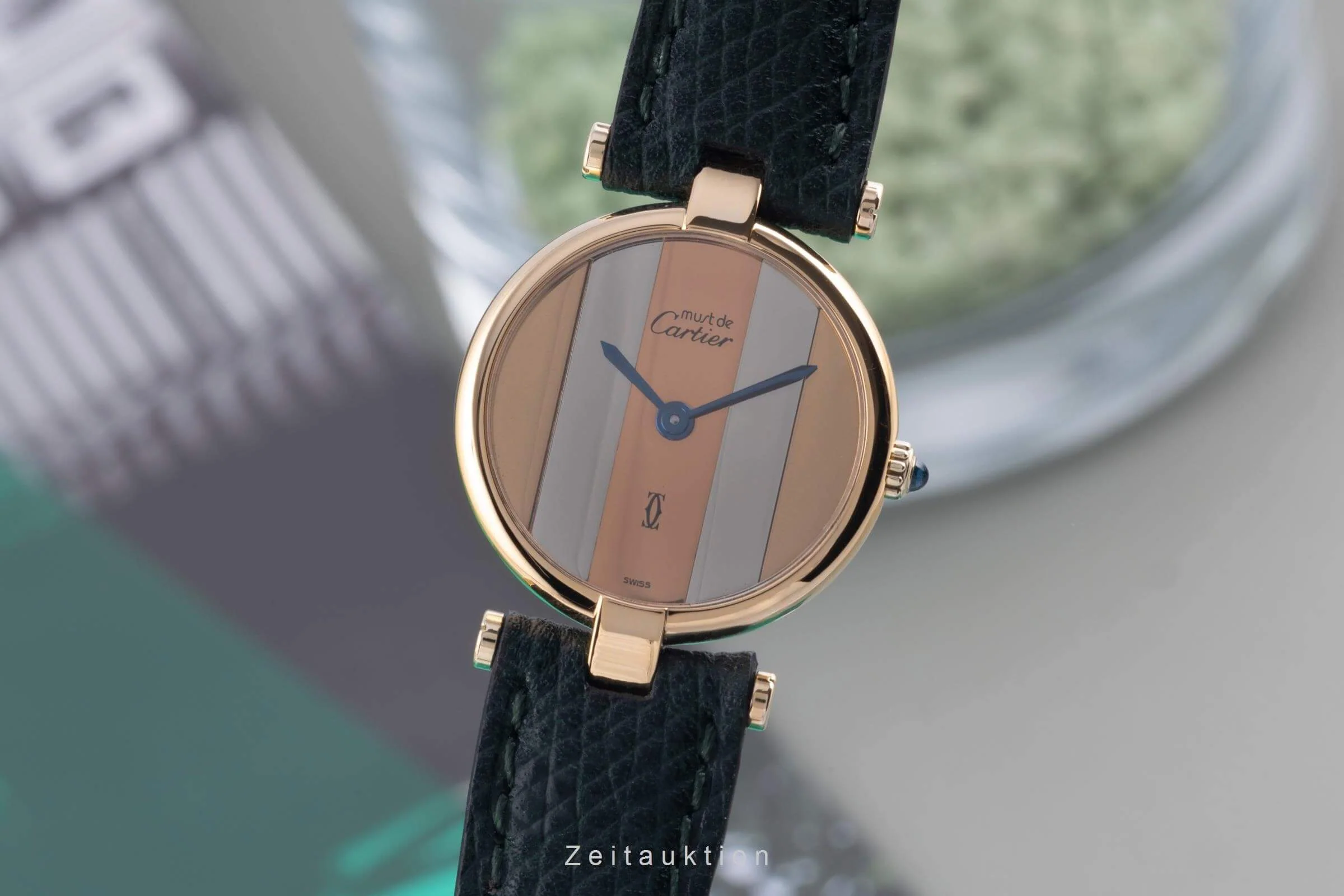 Cartier Vendome silver-gilt quartz women's watch  [2501263] - Image 2