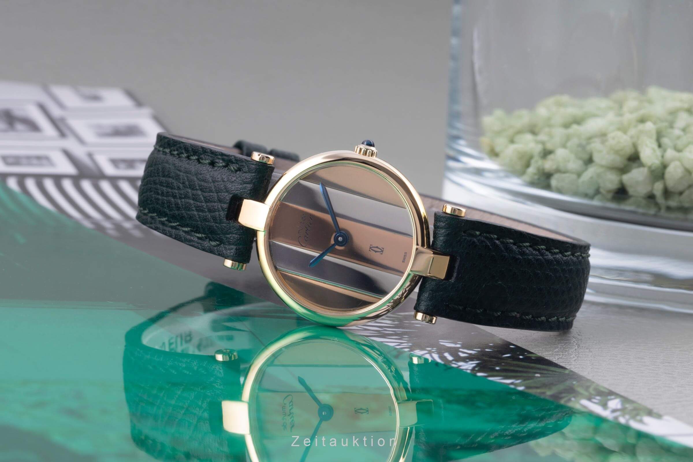 Cartier Vendome silver-gilt quartz women's watch  [2501263] - Image 3