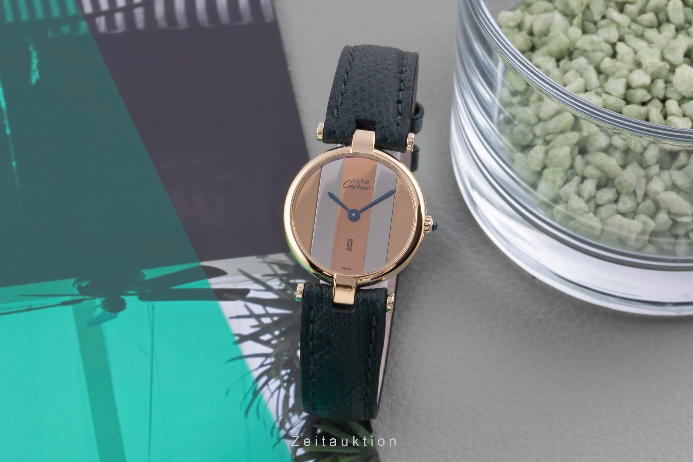 Cartier Vendome silver-gilt quartz women's watch  [2501263] - Image 4