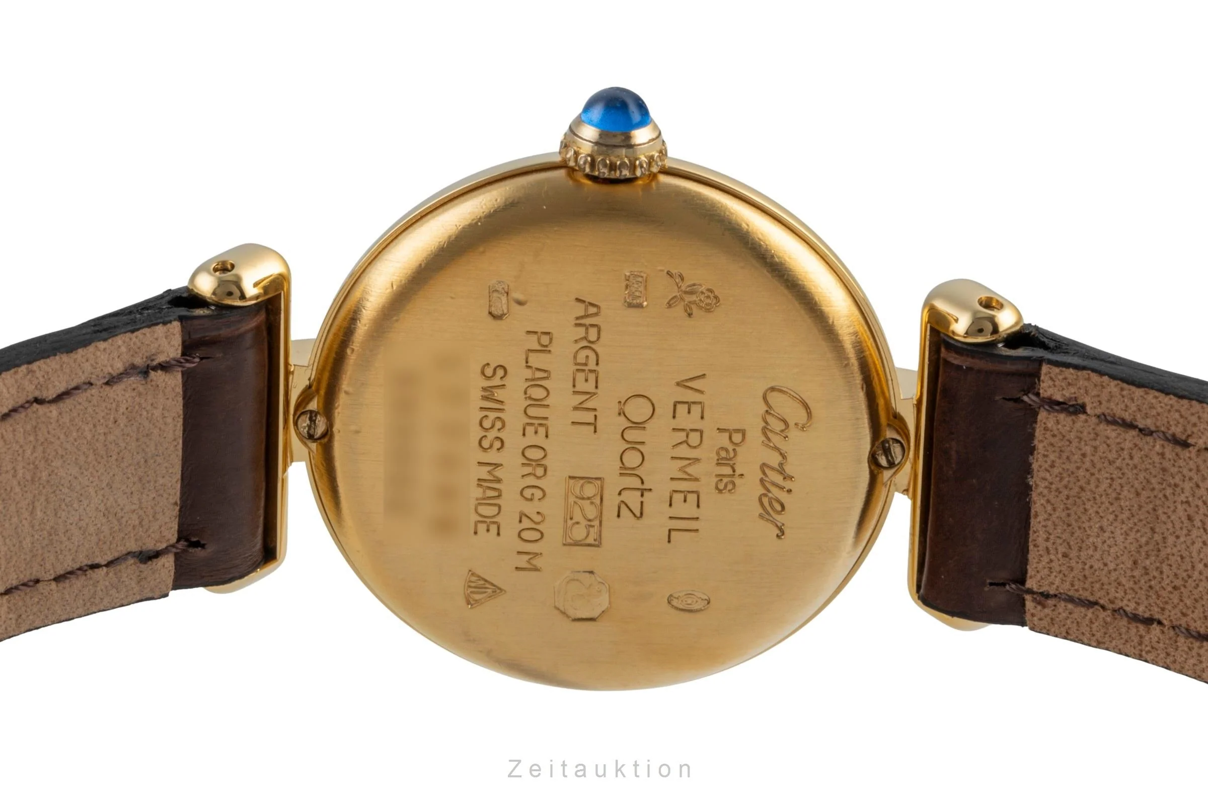 Cartier Vendome silver-gilt quartz women's watch 590002  [2505991] - Image 12