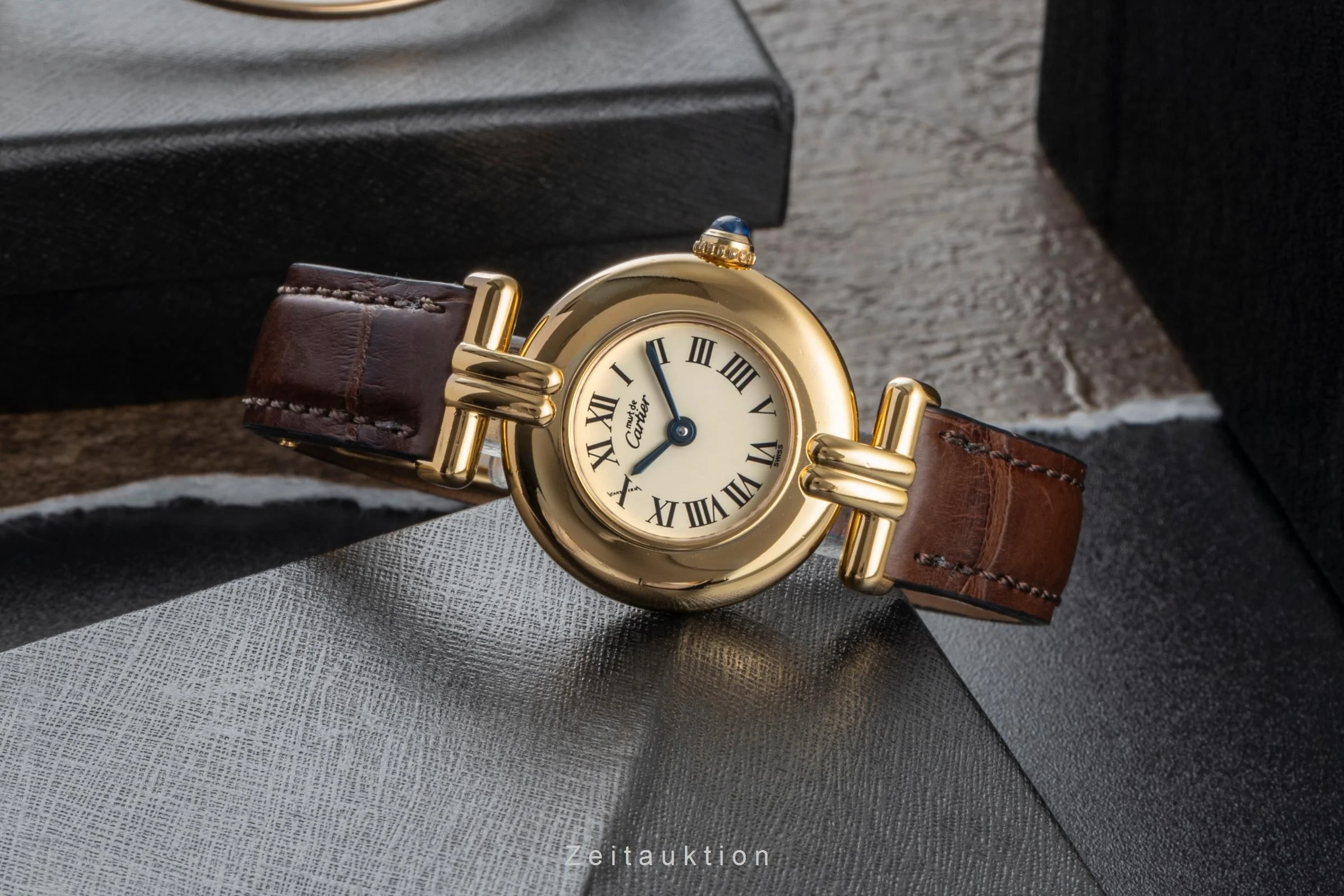 Cartier Vendome silver-gilt quartz women's watch 590002  [2505991] - Image 3