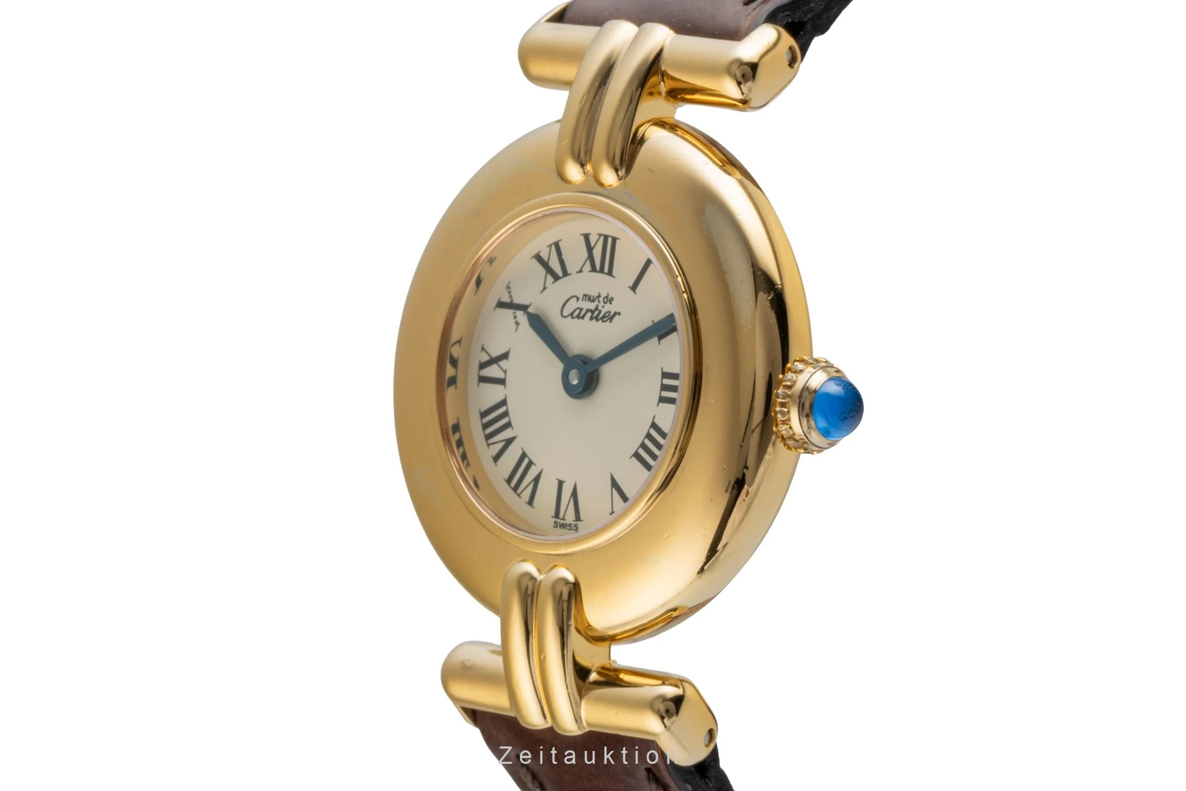 Cartier Vendome silver-gilt quartz women's watch 590002  [2505991] - Image 7