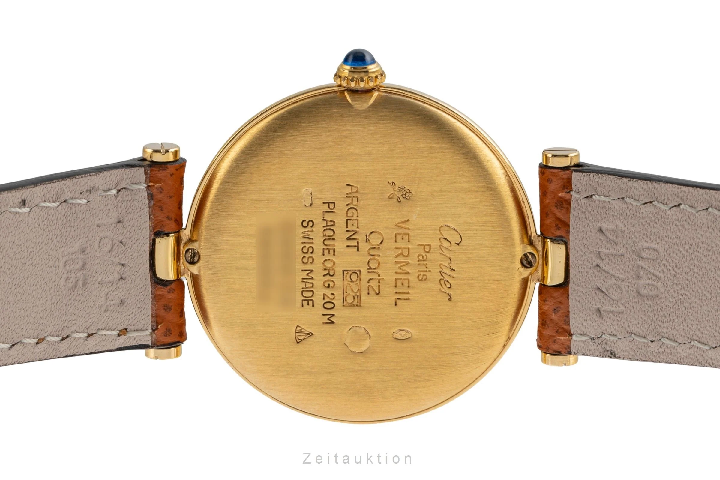 Cartier Vendome silver-gilt quartz women's watch 590003  [2503952] - Image 11