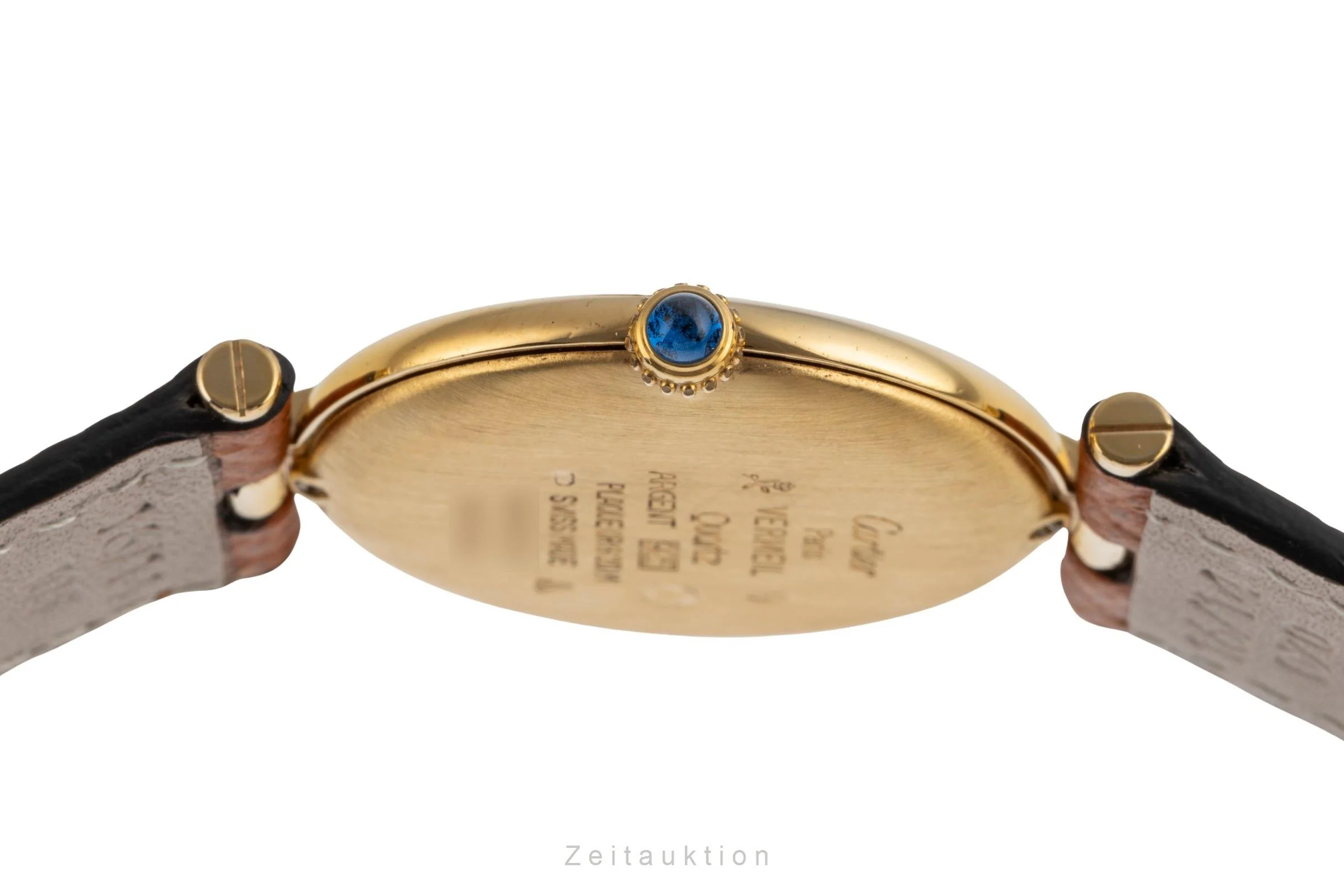 Cartier Vendome silver-gilt quartz women's watch 590003  [2503952] - Image 12