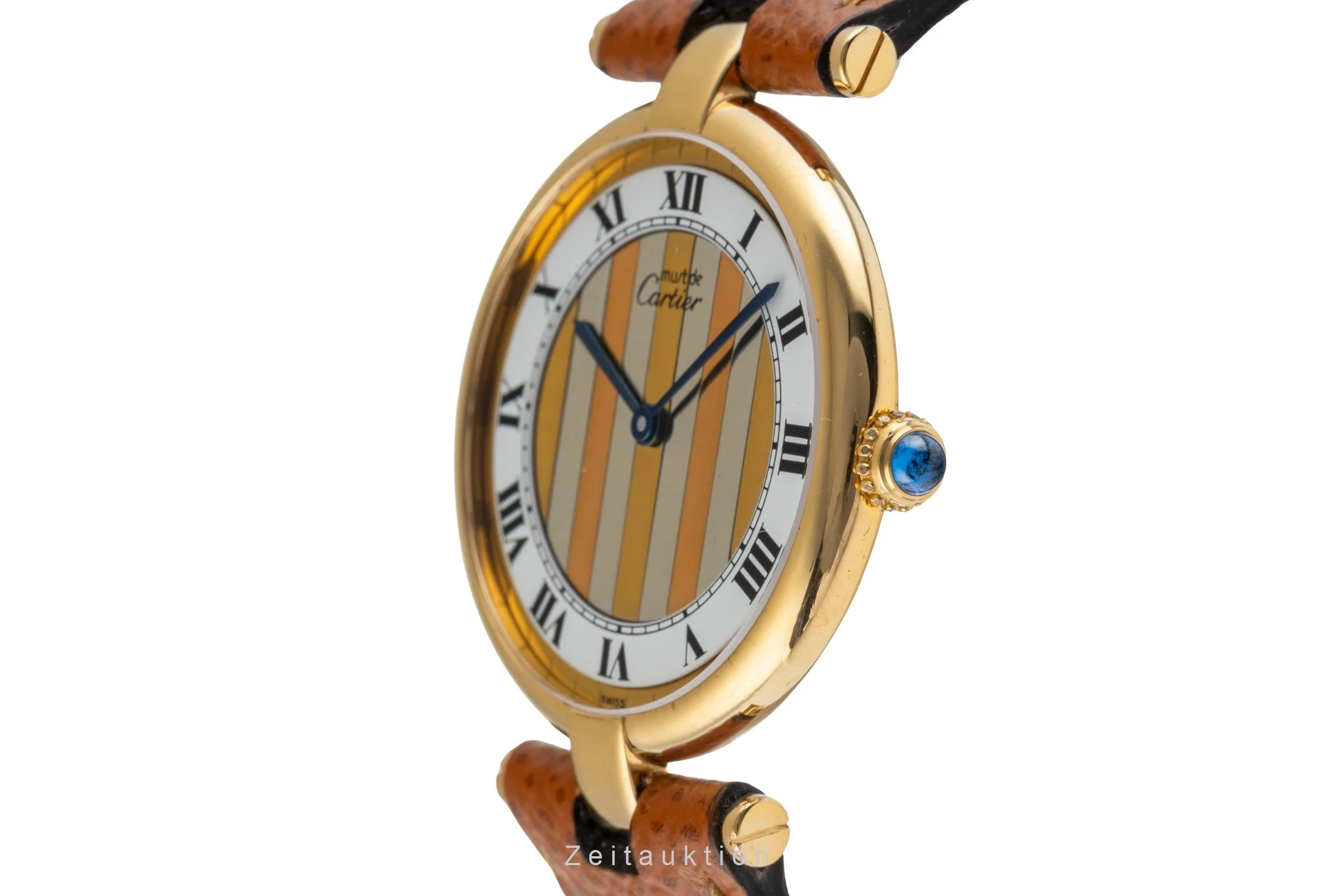 Cartier Vendome silver-gilt quartz women's watch 590003  [2503952] - Image 7