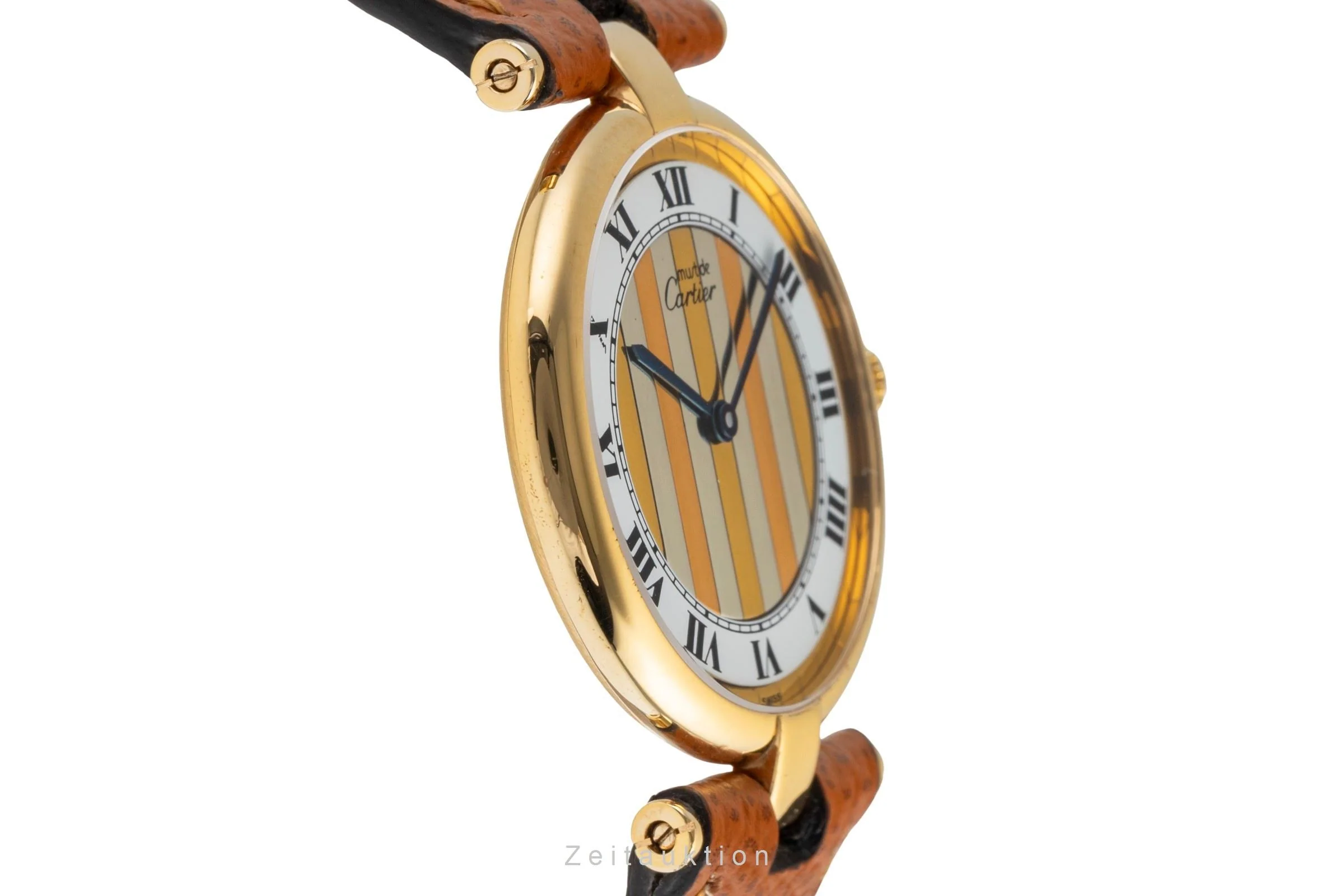 Cartier Vendome silver-gilt quartz women's watch 590003  [2503952] - Image 8