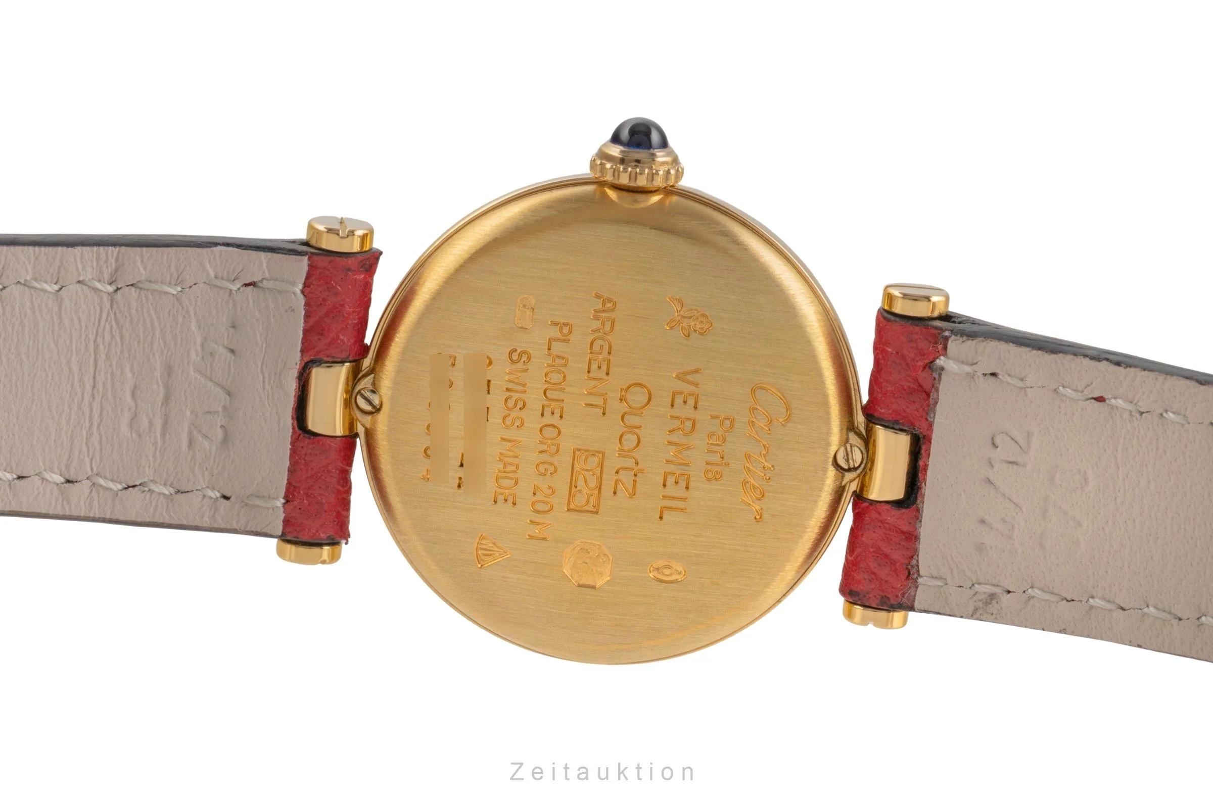Cartier Vendome silver-gilt quartz women's watch 590004  [2503709] - Image 11