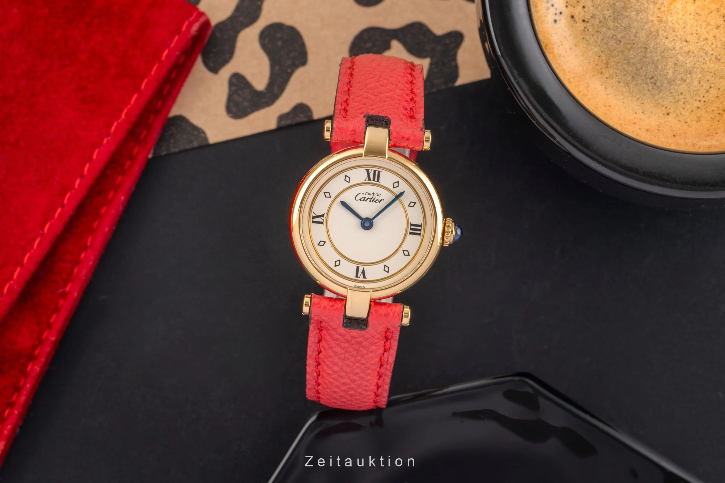 Cartier Vendome silver-gilt quartz women's watch 590004  [2503709] - Image 4
