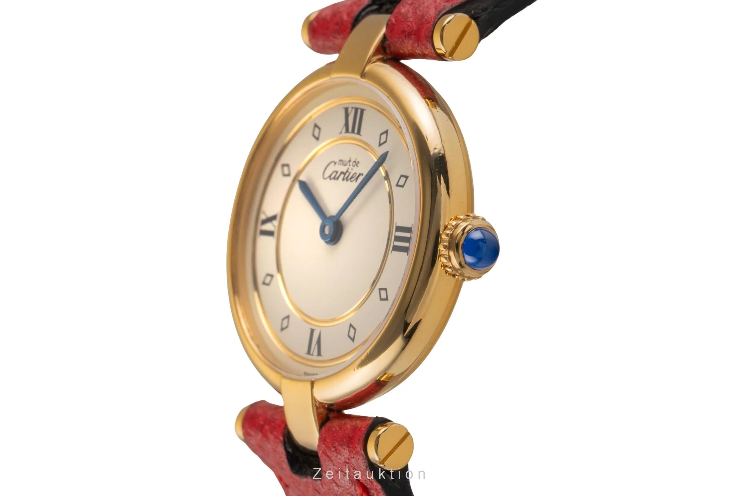 Cartier Vendome silver-gilt quartz women's watch 590004  [2503709] - Image 7