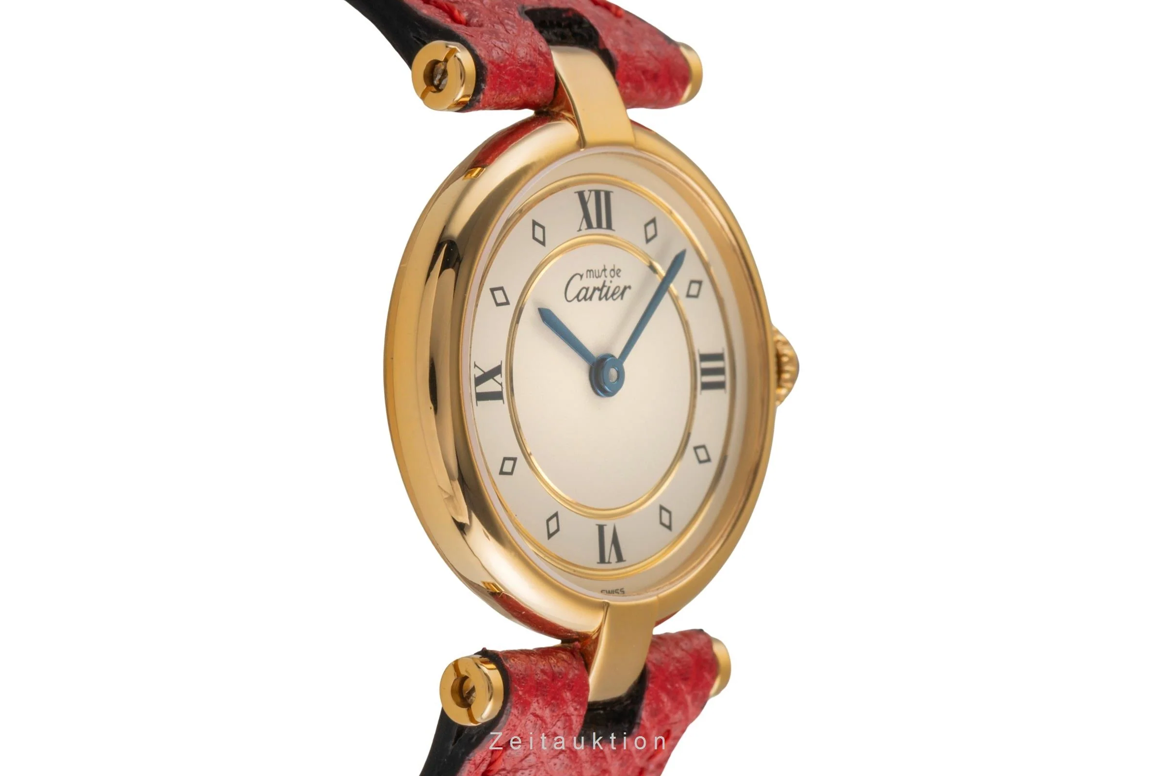 Cartier Vendome silver-gilt quartz women's watch 590004  [2503709] - Image 8