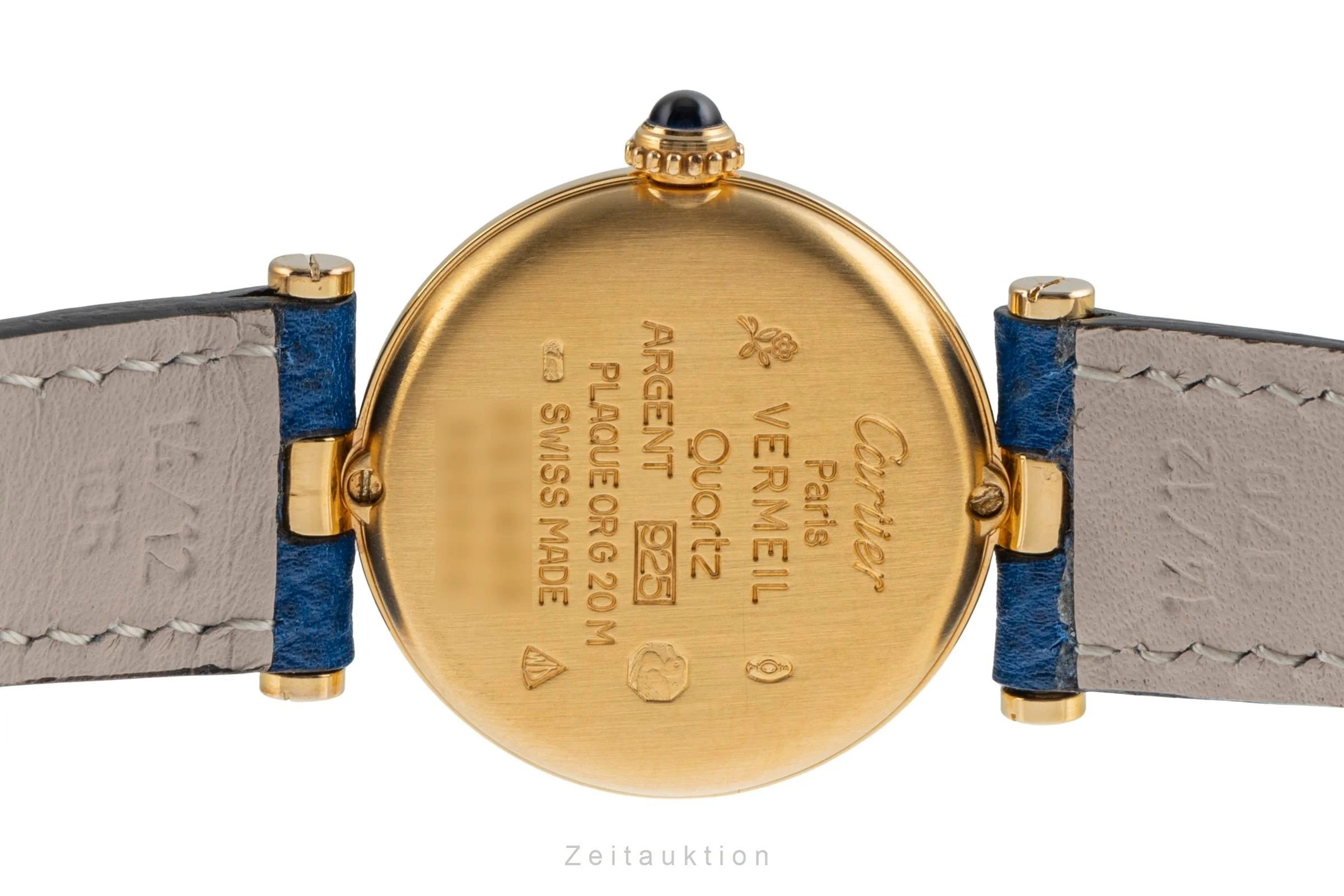 Cartier Vendome silver-gilt quartz women's watch 590004  [2503728] - Image 11