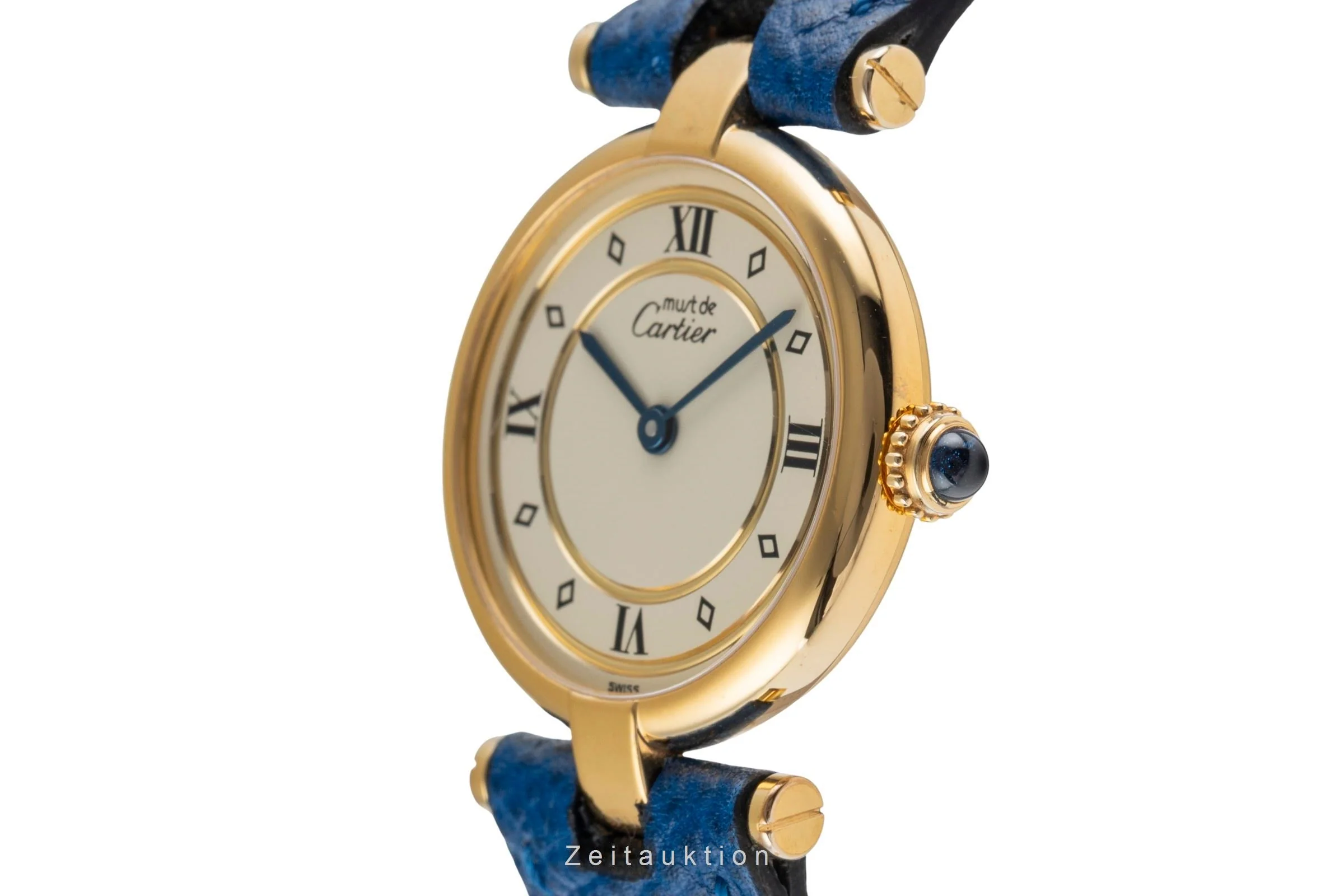 Cartier Vendome silver-gilt quartz women's watch 590004  [2503728] - Image 7