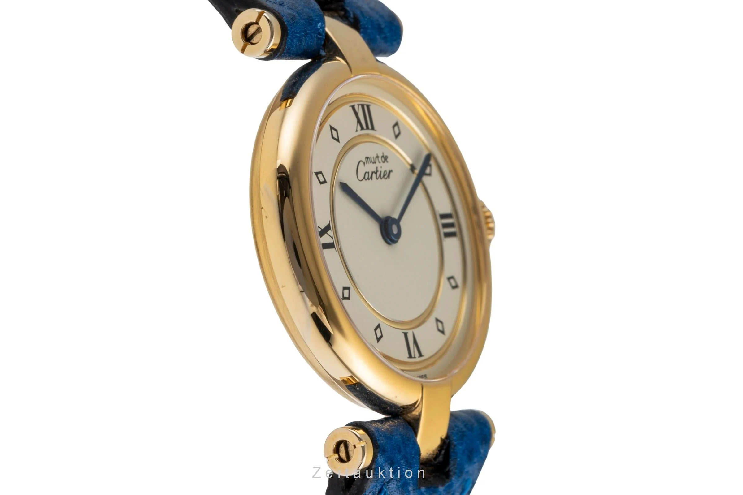 Cartier Vendome silver-gilt quartz women's watch 590004  [2503728] - Image 8