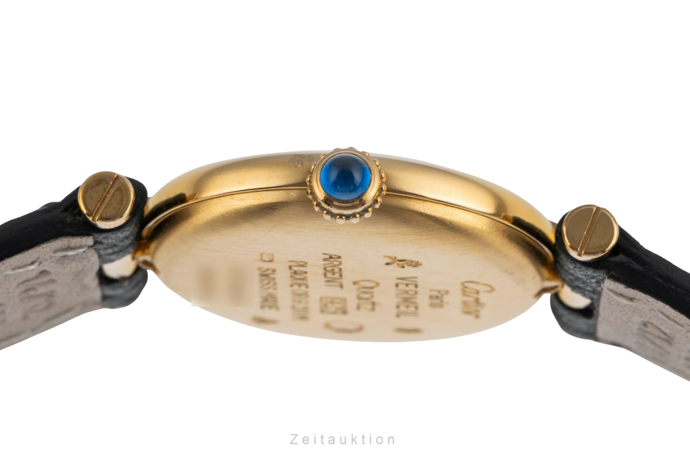 Cartier Vendome silver-gilt quartz women's watch 590004  [2503788] - Image 12