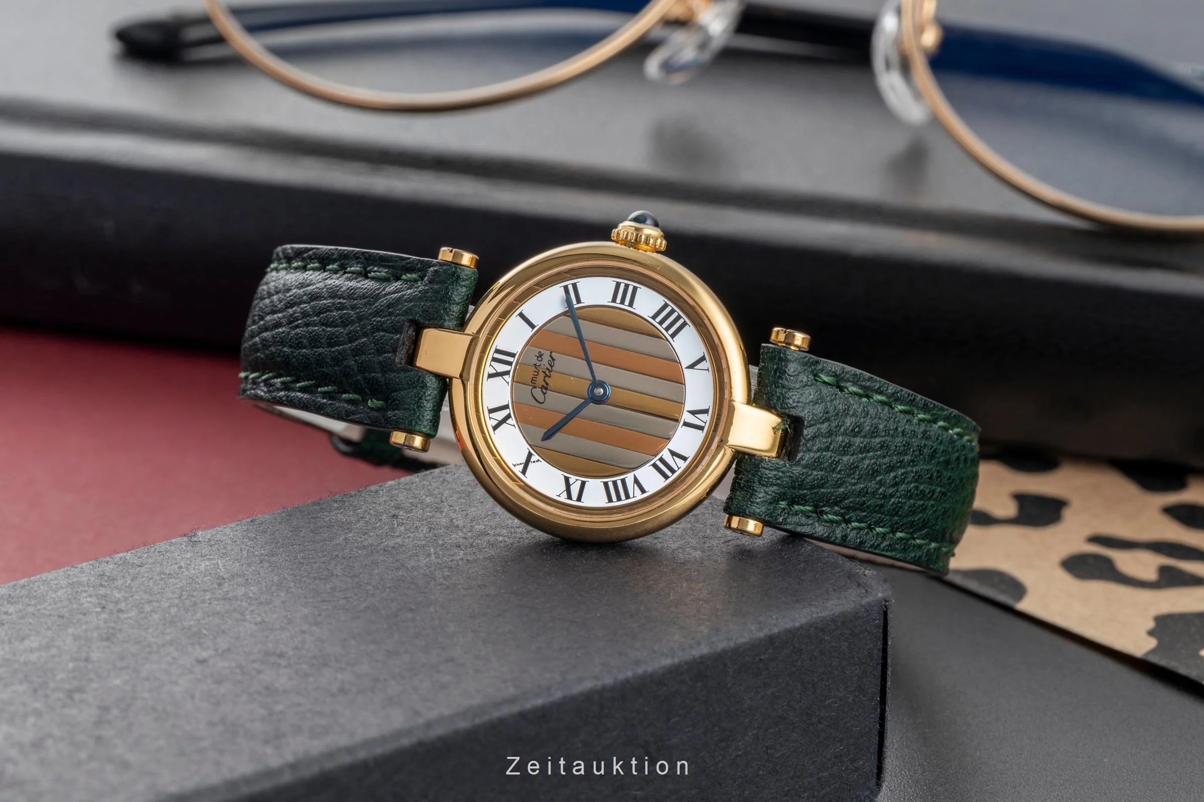 Cartier Vendome silver-gilt quartz women's watch 590004  [2503788] - Image 3