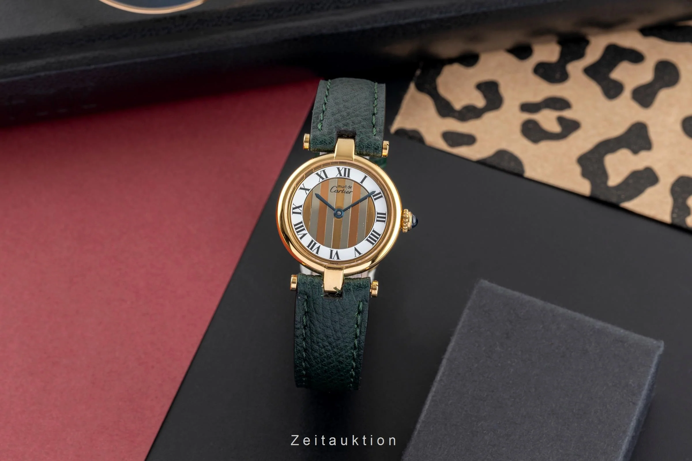 Cartier Vendome silver-gilt quartz women's watch 590004  [2503788] - Image 4