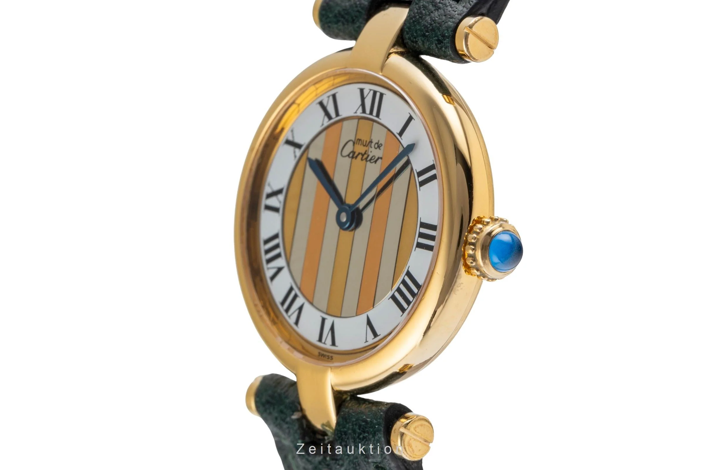 Cartier Vendome silver-gilt quartz women's watch 590004  [2503788] - Image 7