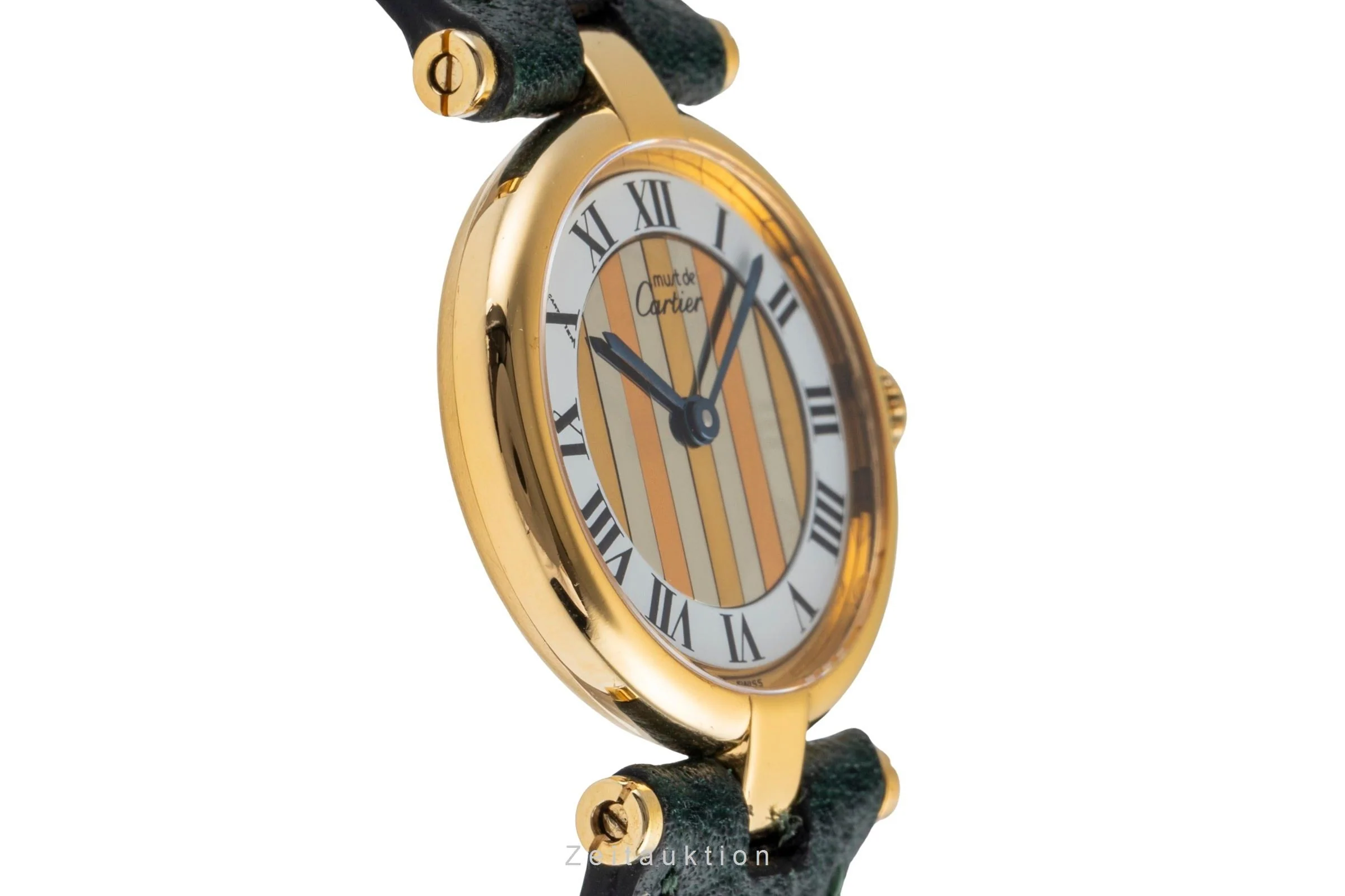 Cartier Vendome silver-gilt quartz women's watch 590004  [2503788] - Image 8