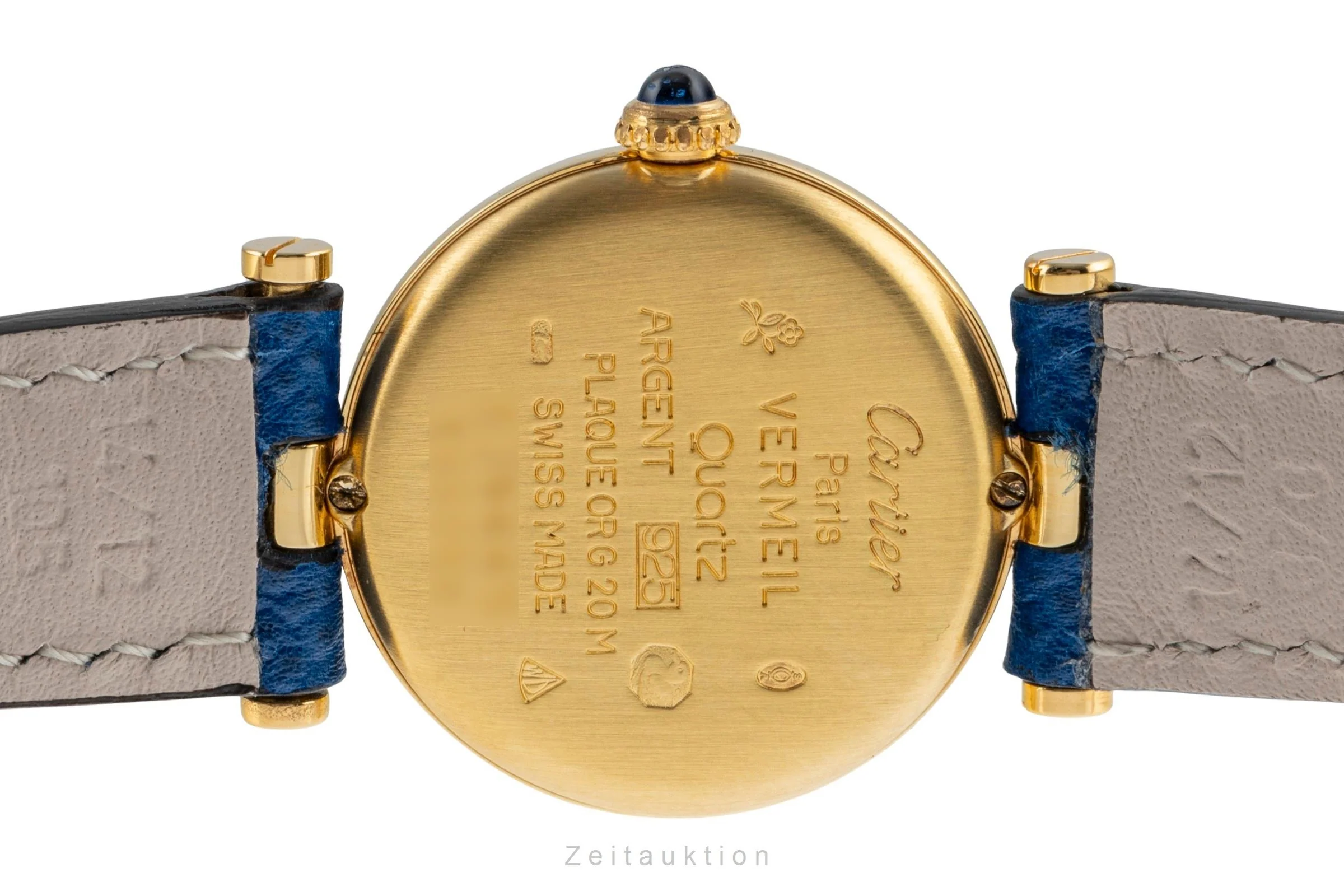 Cartier Vendome silver-gilt quartz women's watch 590004  [2504011] - Image 11