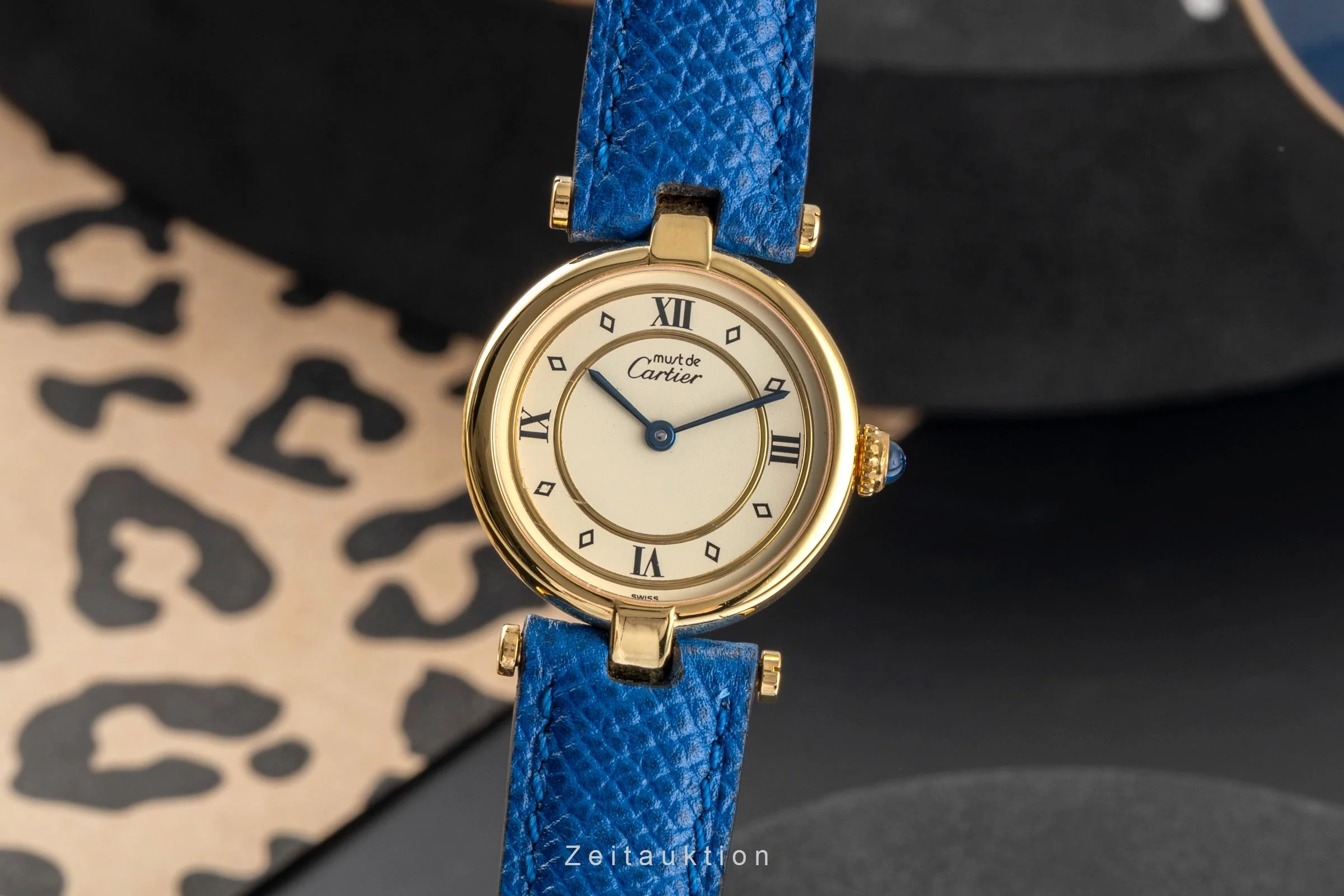Cartier Vendome silver-gilt quartz women's watch 590004  [2504011] - Image 2
